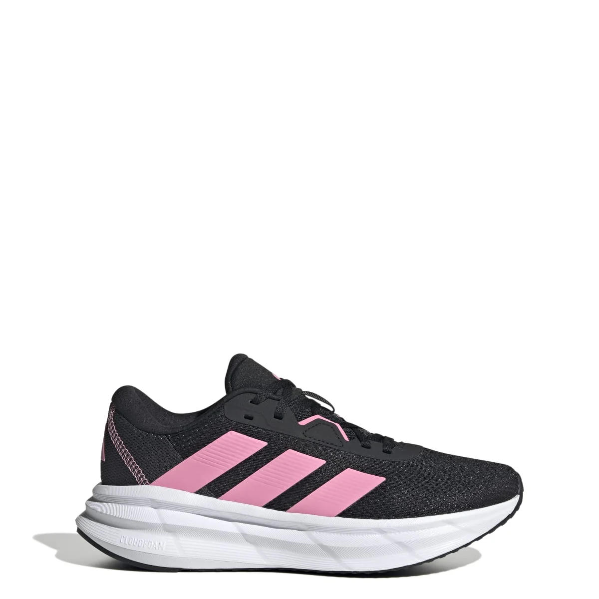 Scarpe da running donna nere con dettagli rosa adidas Galaxy 7 - Image 2