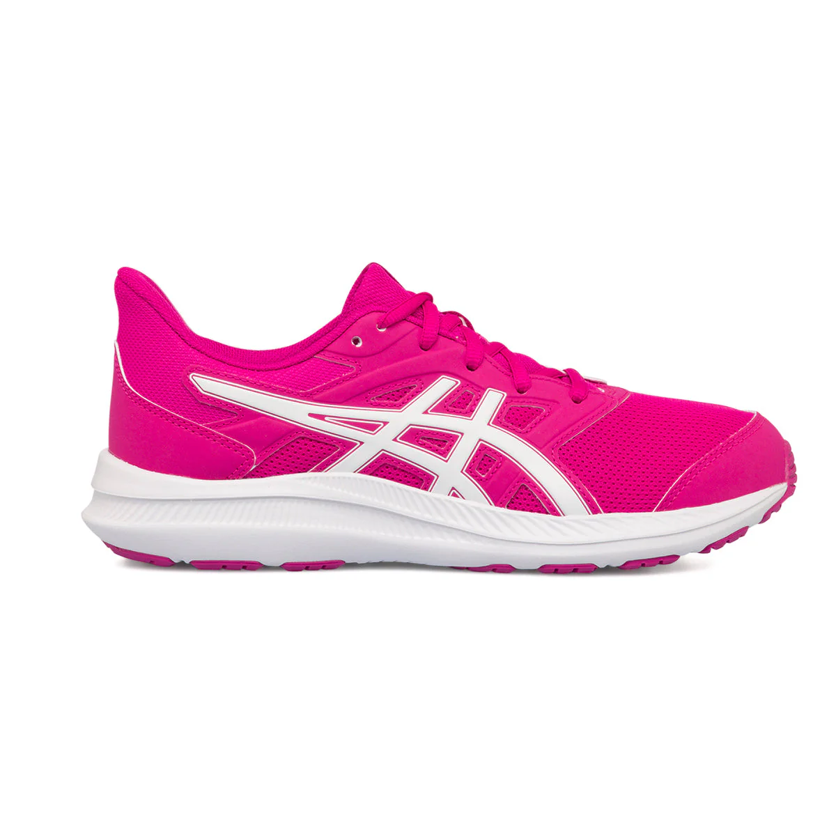 Scarpe da running fucsia da ragazza con strisce laterali a contrasto Asics Jolt 4 GS