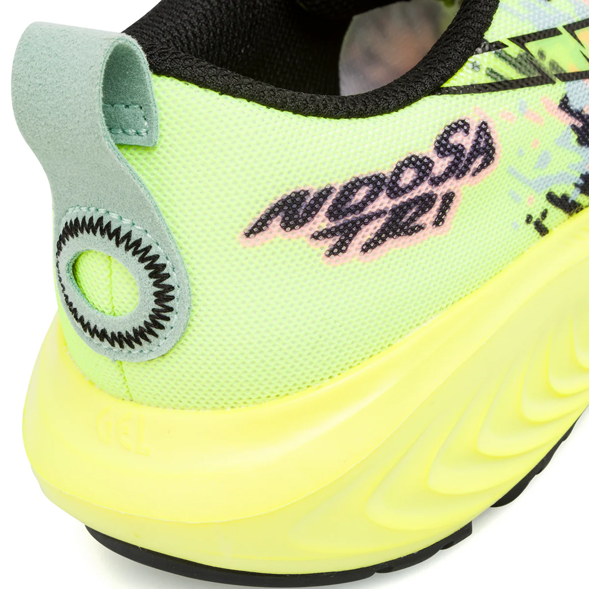 Scarpe da running gialle da ragazza Asics GEL-NOOSA TRI 16 - Image 5