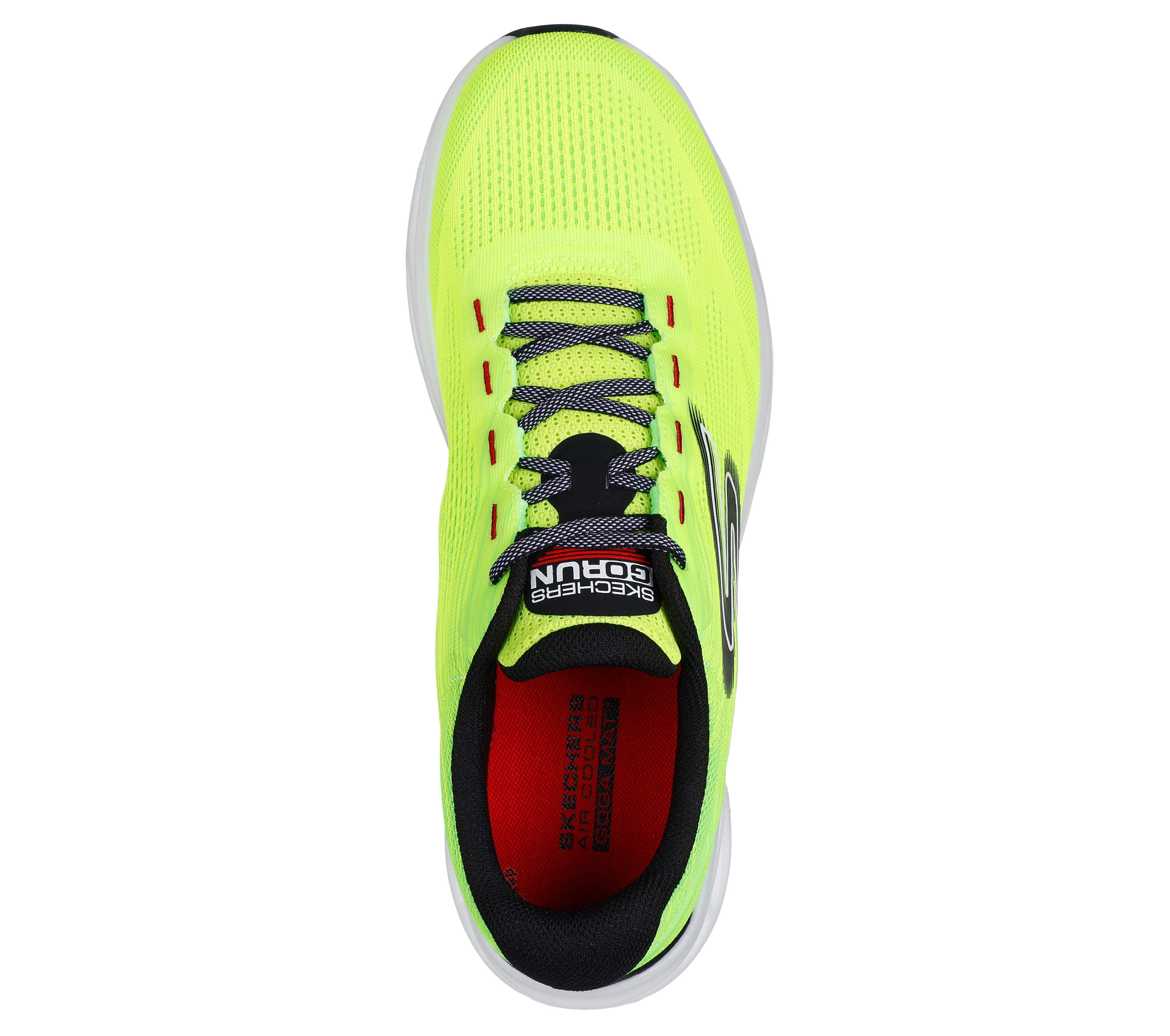 Scarpe da running gialle da uomo con ammortizzazione Hyper Burst Skechers GO RUN Swirl Tech Speed - - Image 3