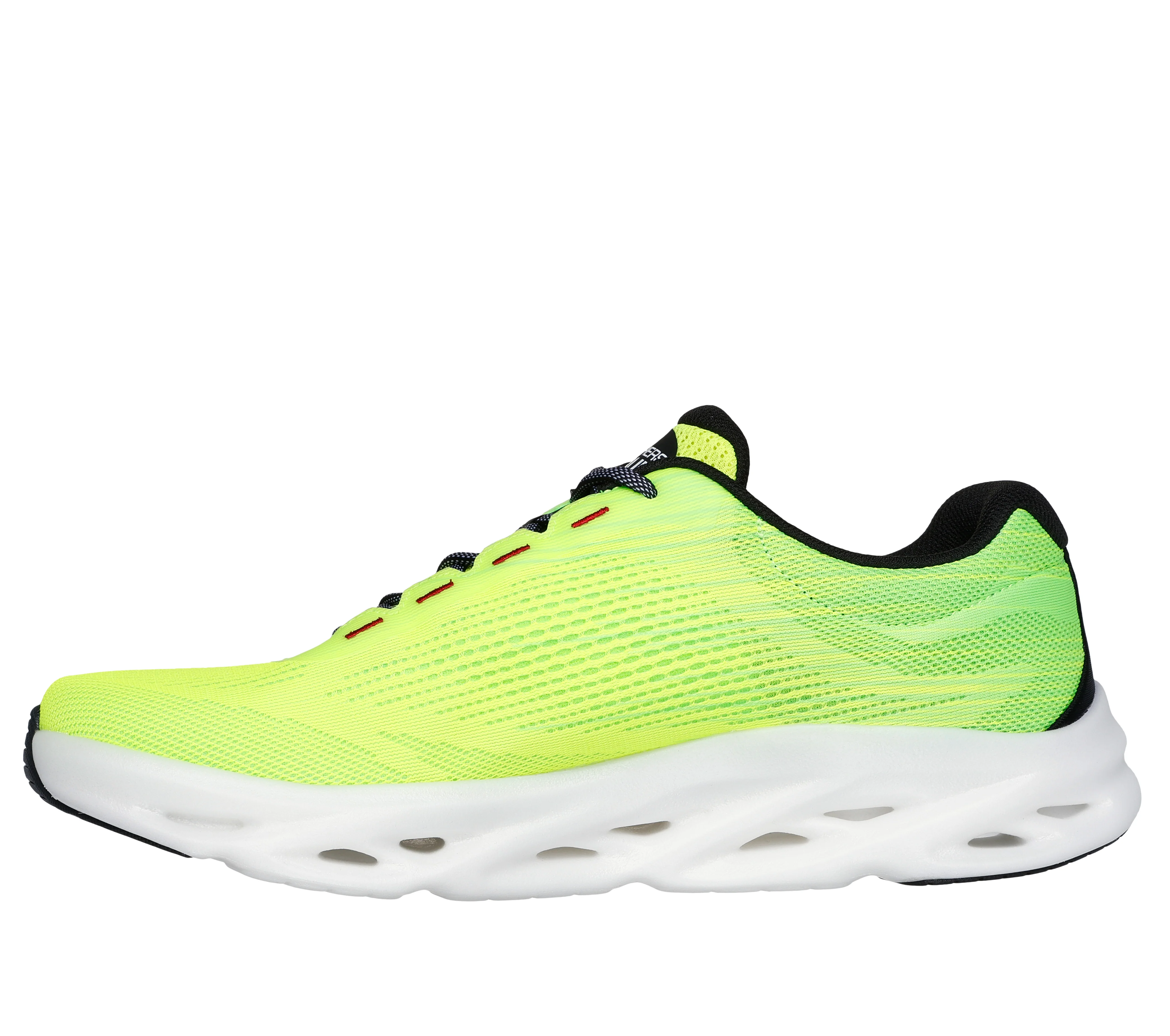 Scarpe da running gialle da uomo con ammortizzazione Hyper Burst Skechers GO RUN Swirl Tech Speed - - Image 5