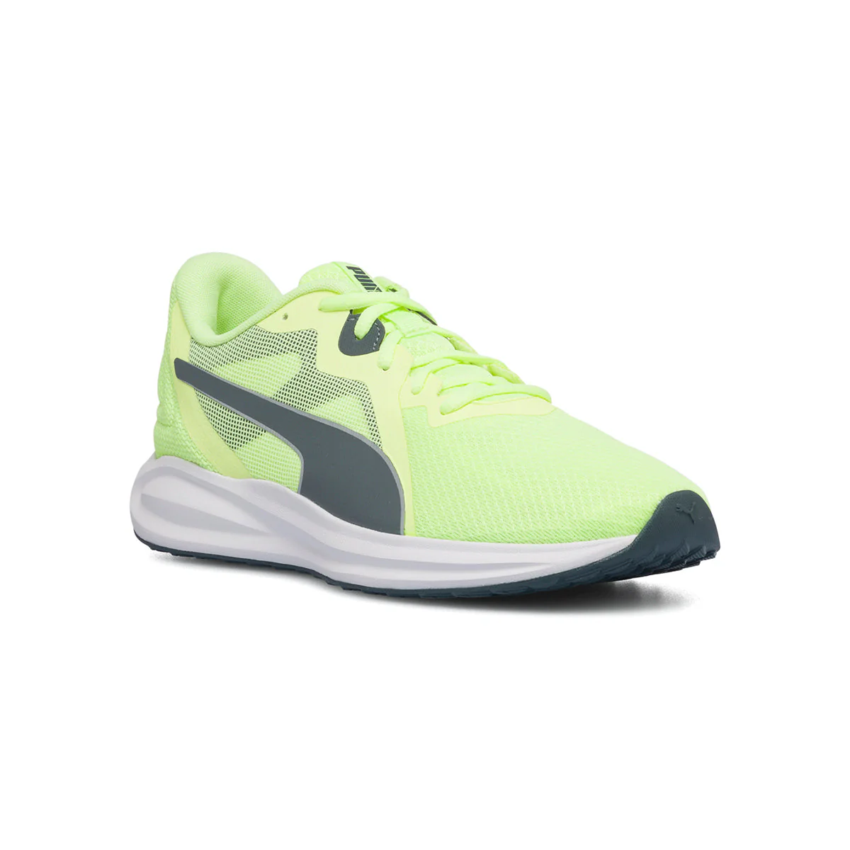 Scarpe da running gialle da uomo in tessuto mesh con ammortizzazione SoftFoam+ Puma Twitch Runner - Image 2