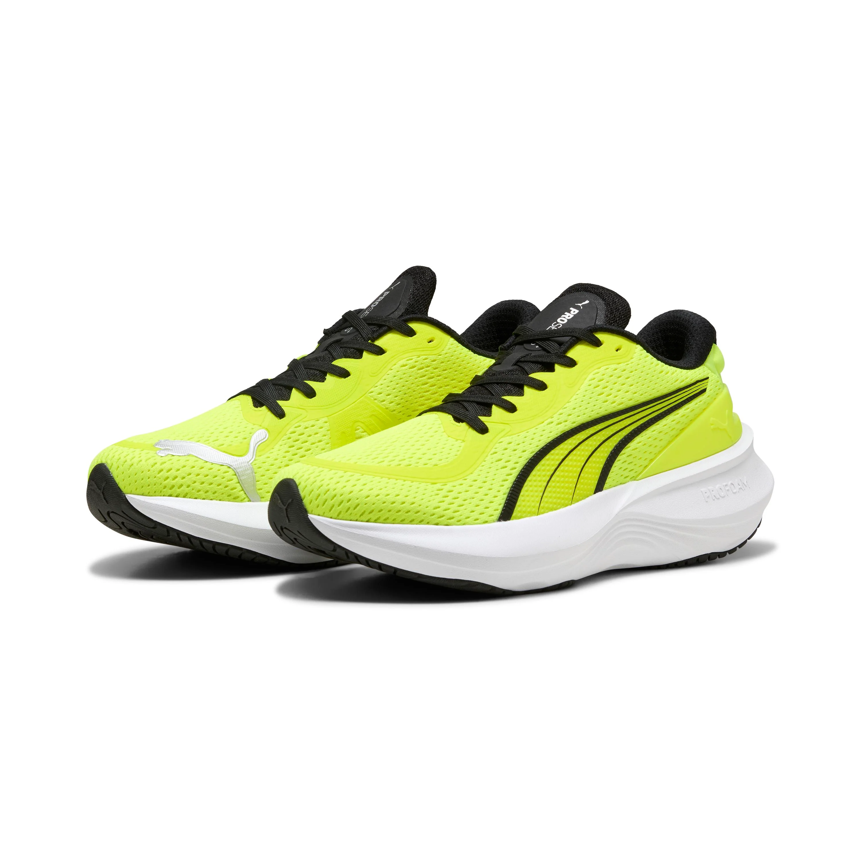 Scarpe da running giallo fluo da Uomo con logo Puma