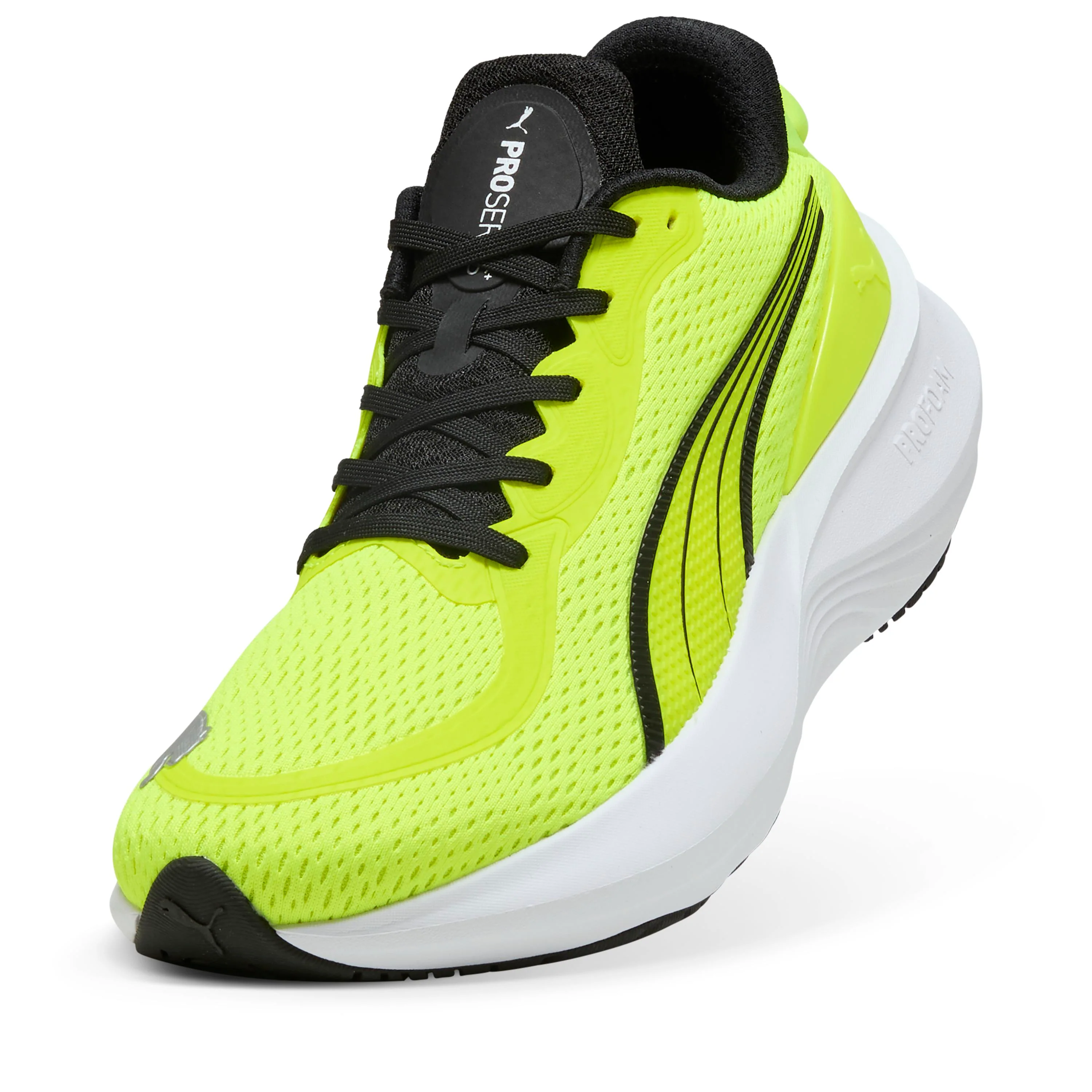 Scarpe da running giallo fluo da Uomo con logo Puma - Image 3