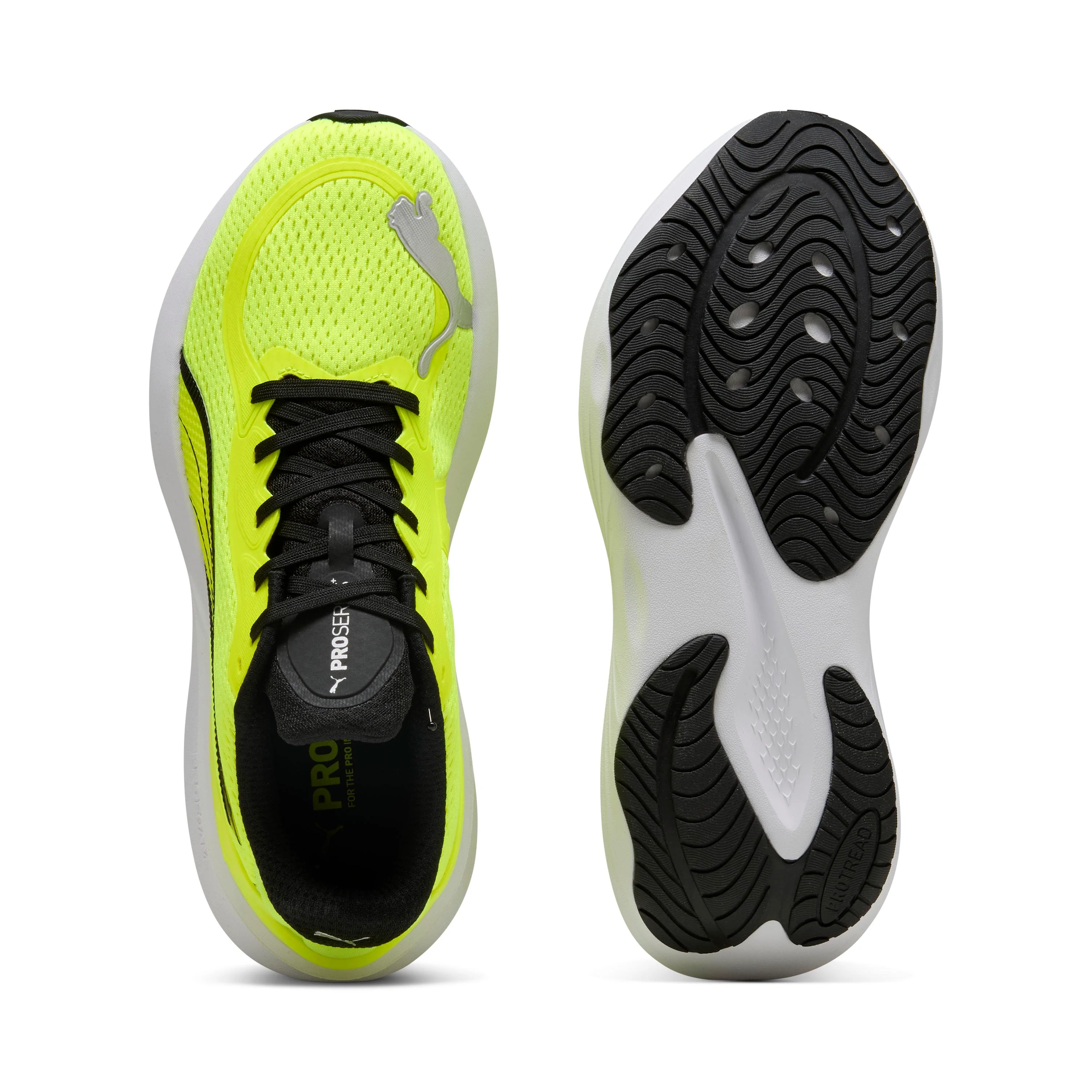 Scarpe da running giallo fluo da Uomo con logo Puma - Image 6