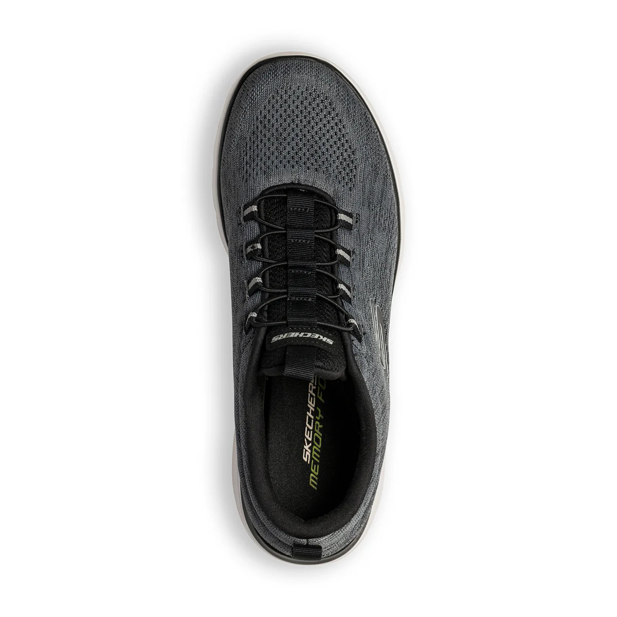 Scarpe da running grigie con sottopiede Memory Foam e intersuola Lite-Weight Skechers Summits - Image 8