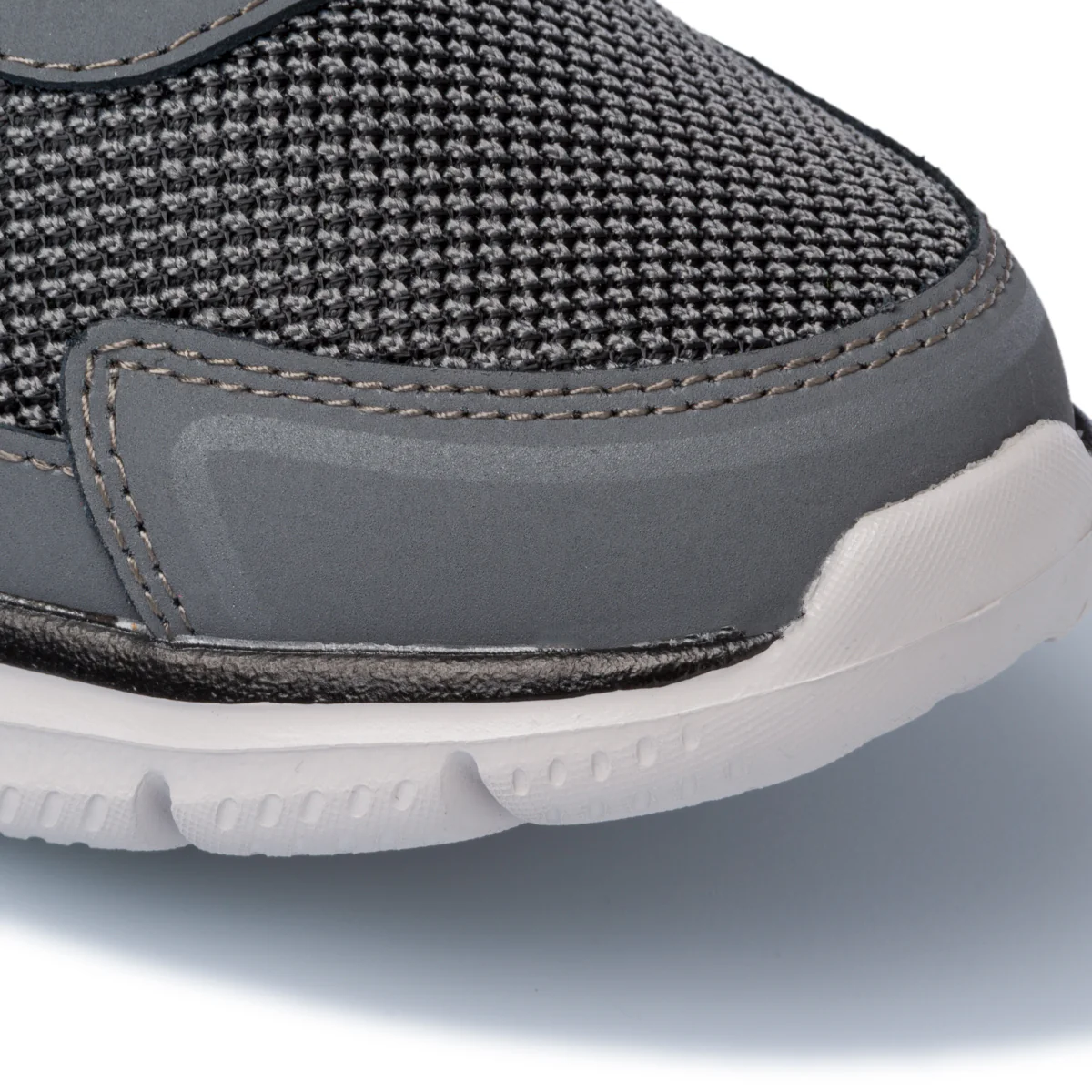 Scarpe da running grigie con sottopiede Memoy Foam e suola Lite-Weight Skechers Track - Image 5