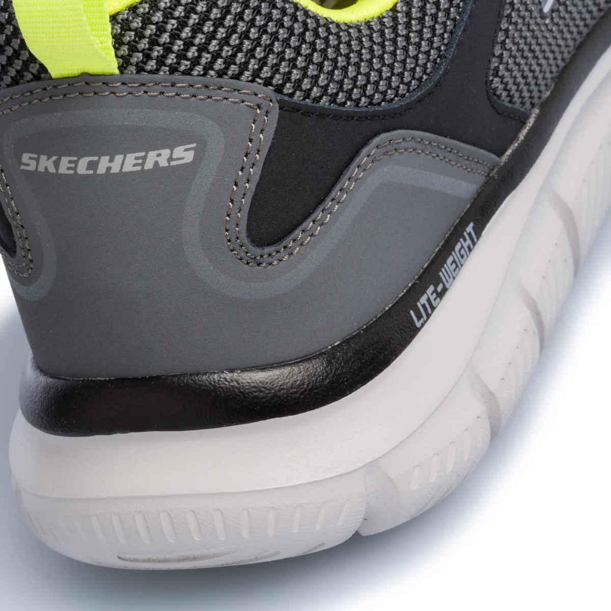 Scarpe da running grigie con sottopiede Memoy Foam e suola Lite-Weight Skechers Track - Image 7