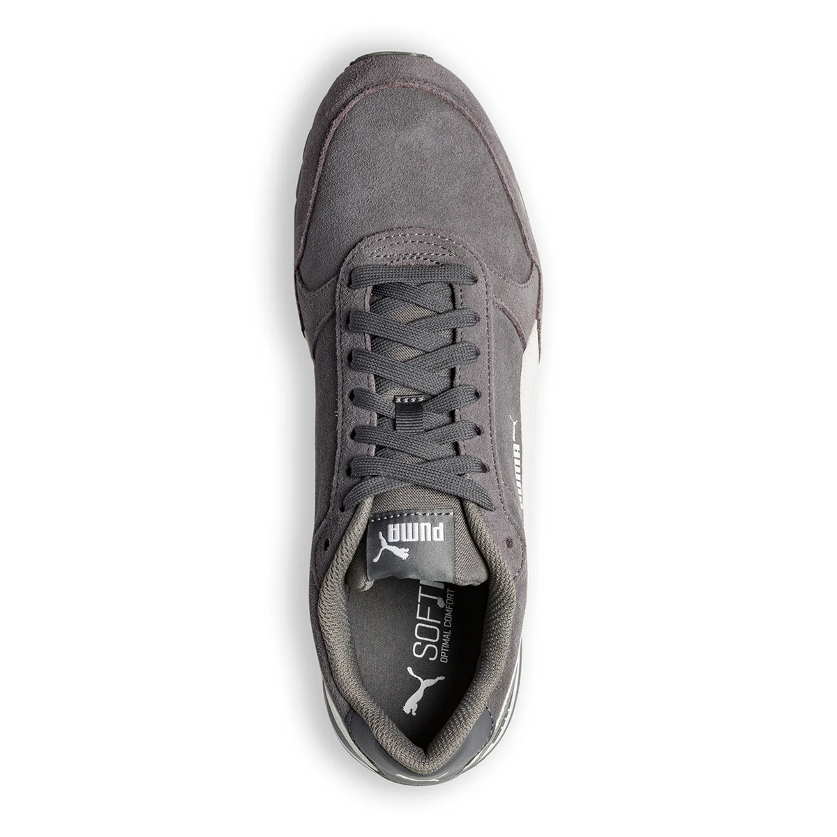 Sneakers grigie con striscia laterale a contrasto Puma St Runner V2 Sd - Image 8