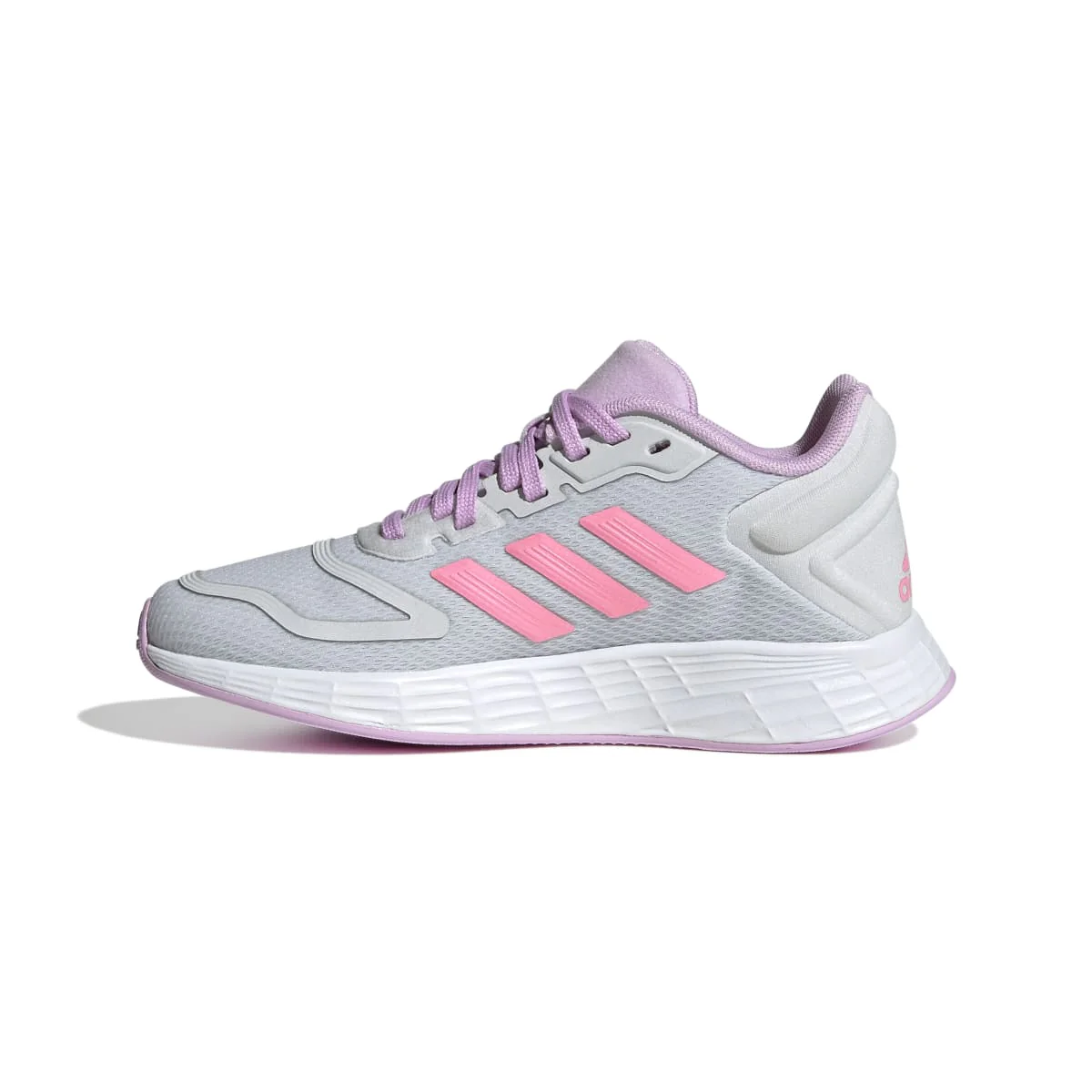 Scarpe da running grigie da ragazza in mesh adidas Duramo 10 K - Image 4