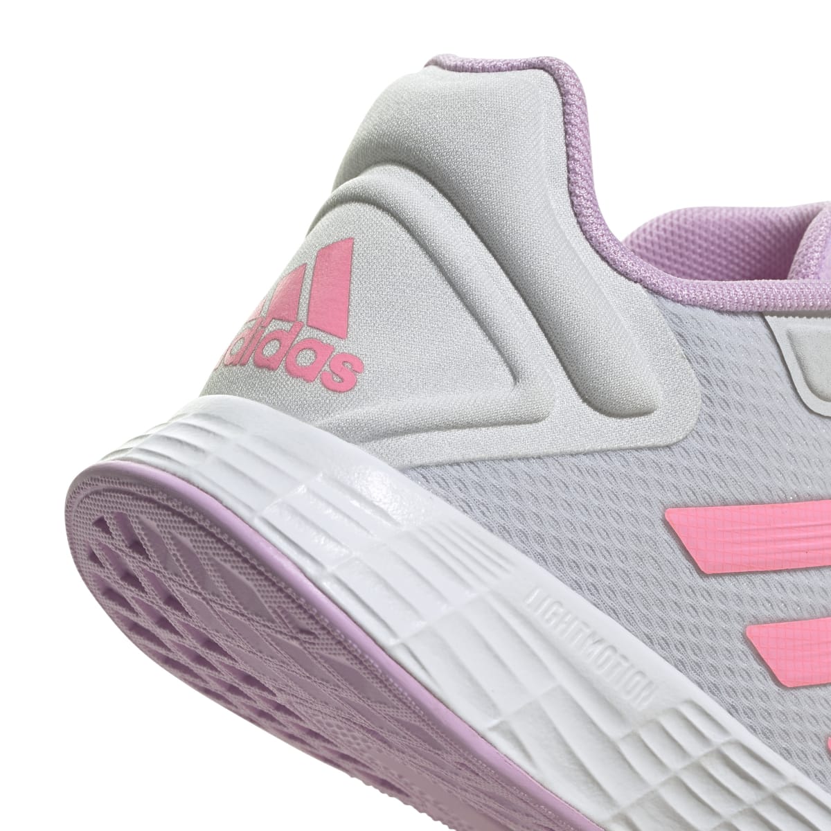 Scarpe da running grigie da ragazza in mesh adidas Duramo 10 K - Image 7
