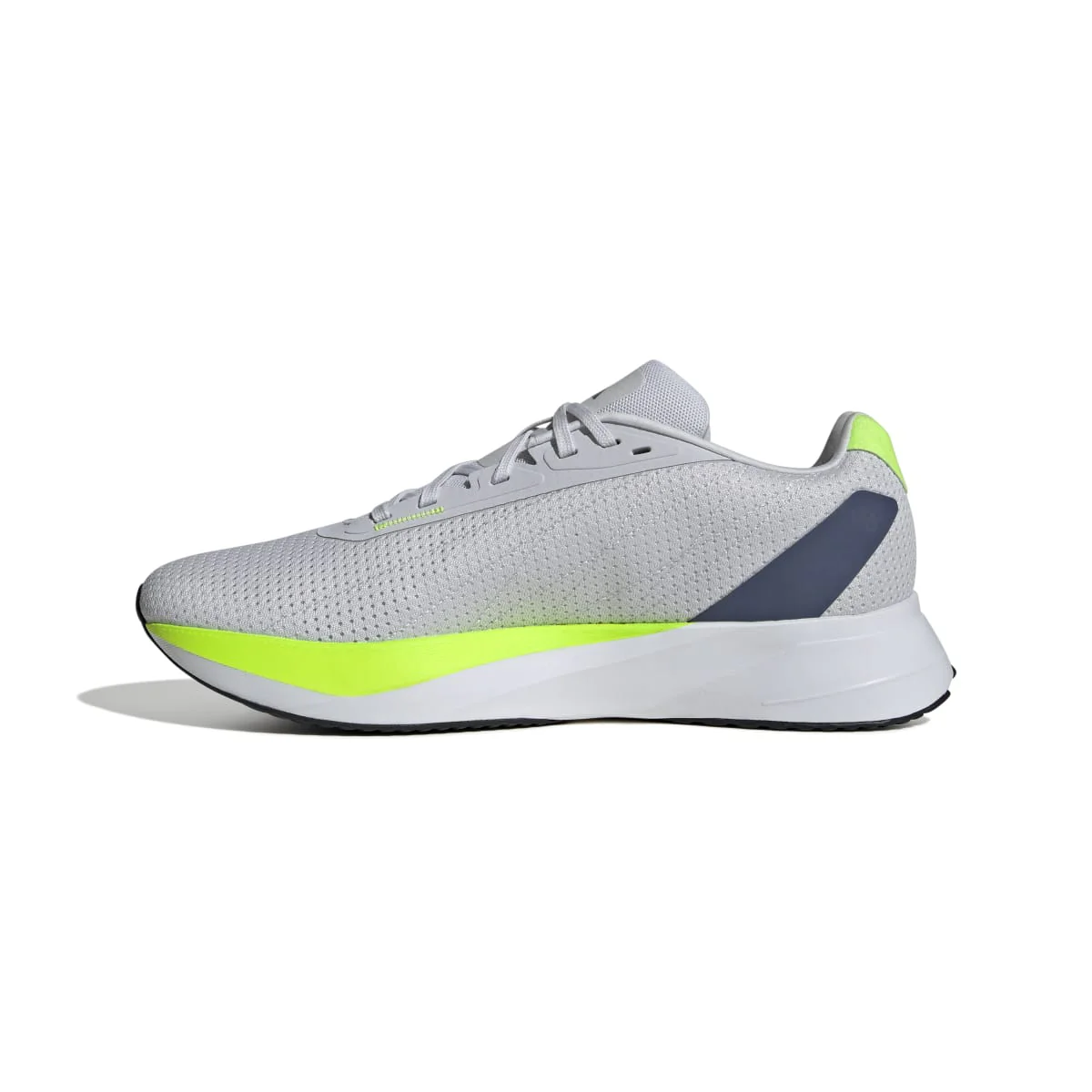 Scarpe da running grigie da uomo con dettaglio verde e logo adidas Duramo SL - Image 7