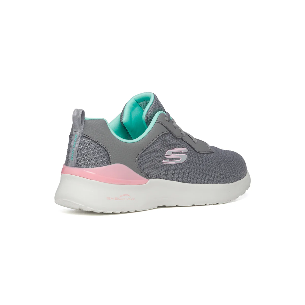 Scarpe da running grigie in mesh con soletta Memory Foam Skechers Skech-Air Dynamight - Image 3
