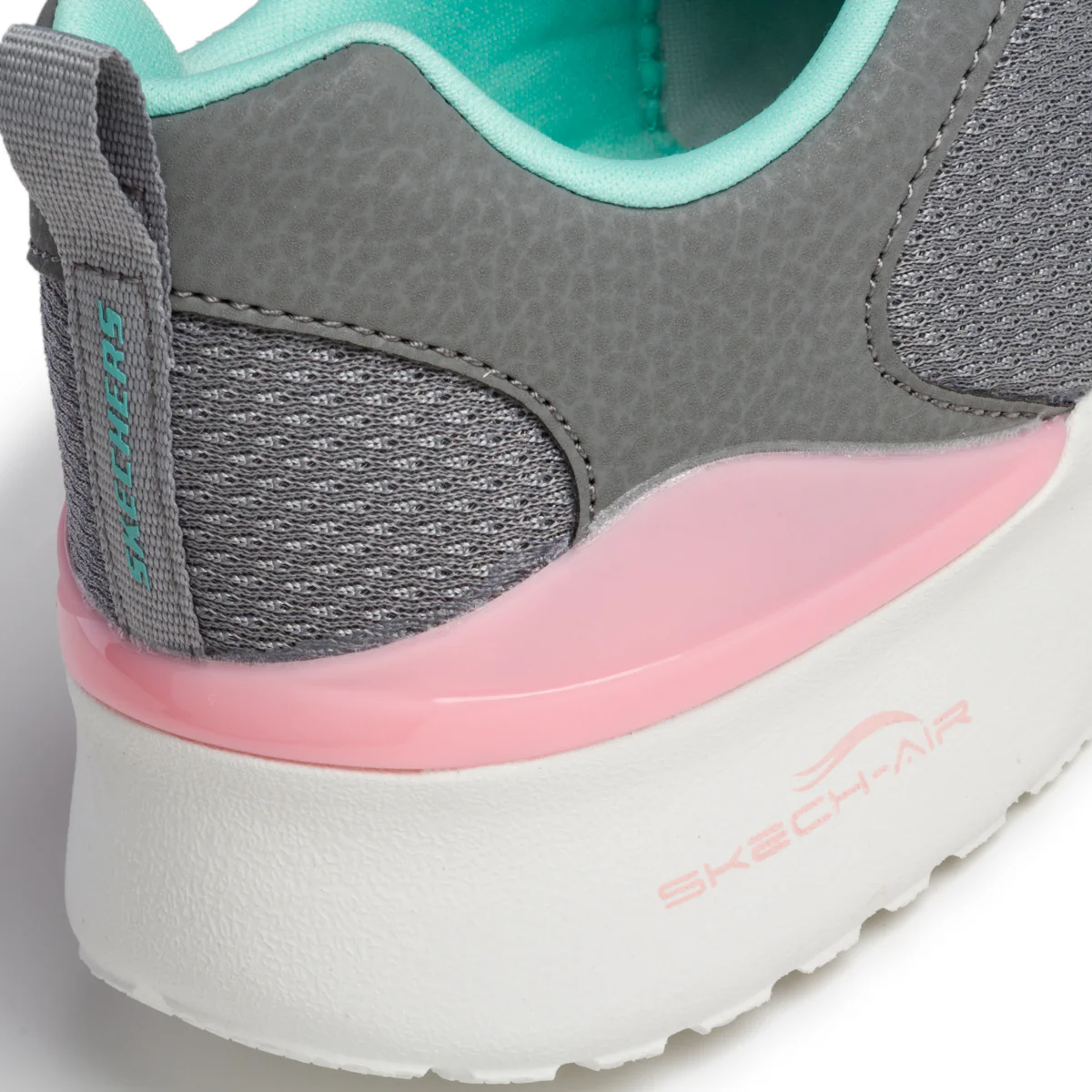 Scarpe da running grigie in mesh con soletta Memory Foam Skechers Skech-Air Dynamight - Image 7