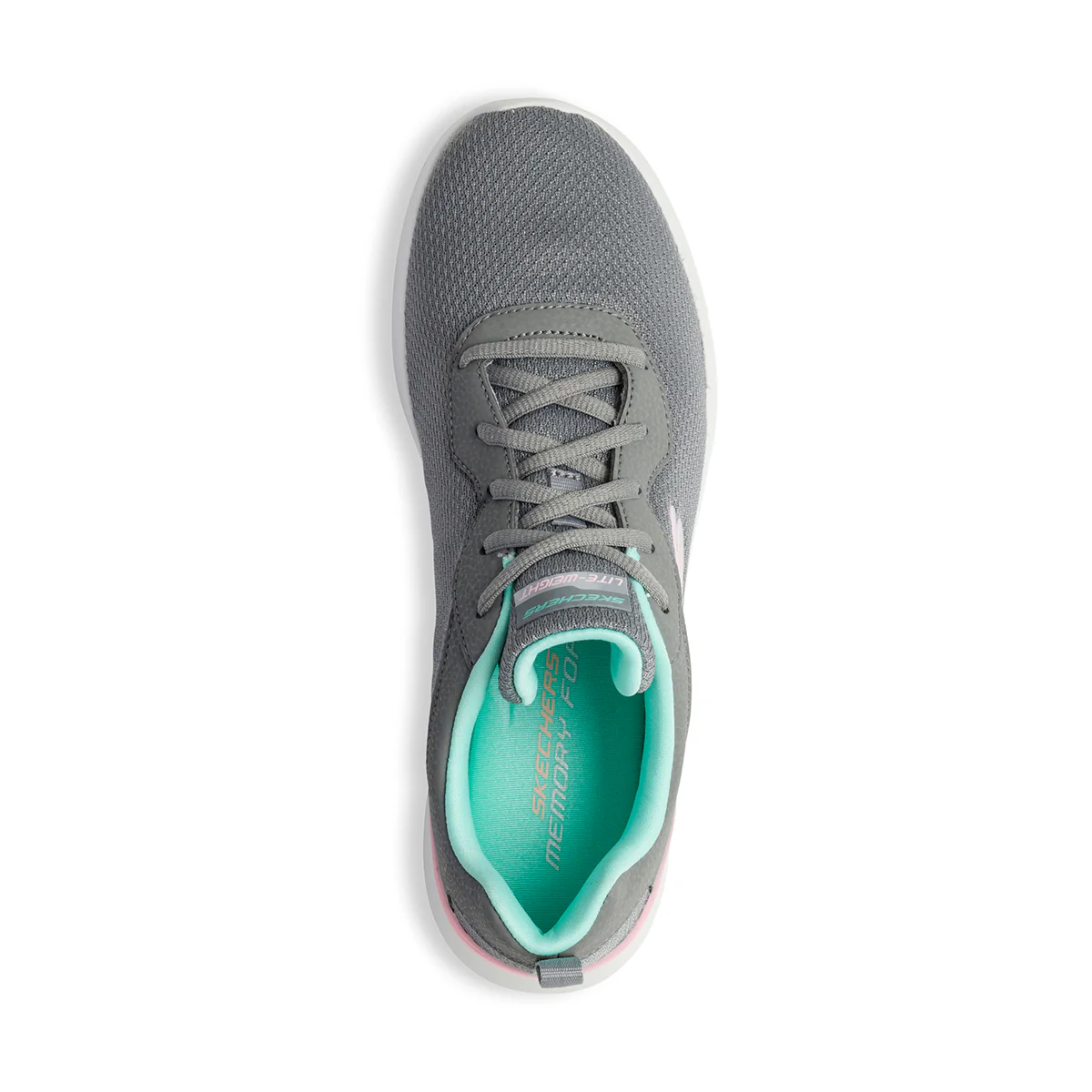 Scarpe da running grigie in mesh con soletta Memory Foam Skechers Skech-Air Dynamight - Image 8