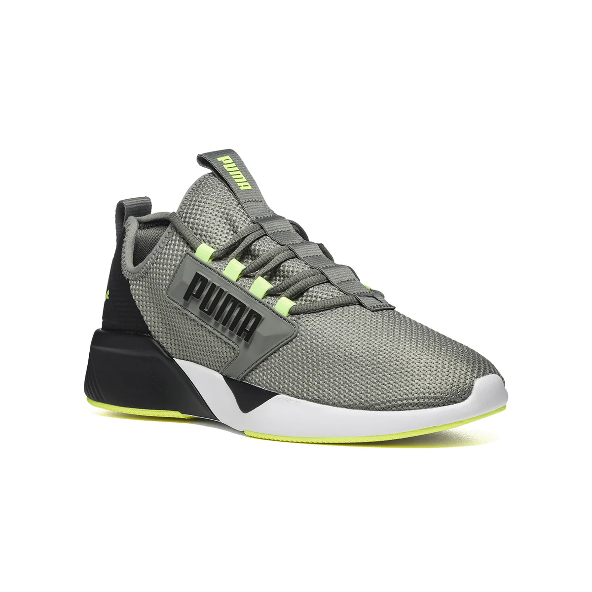 Sneakers grigie in tessuto mesh con logo laterale Puma Retaliate - Image 2