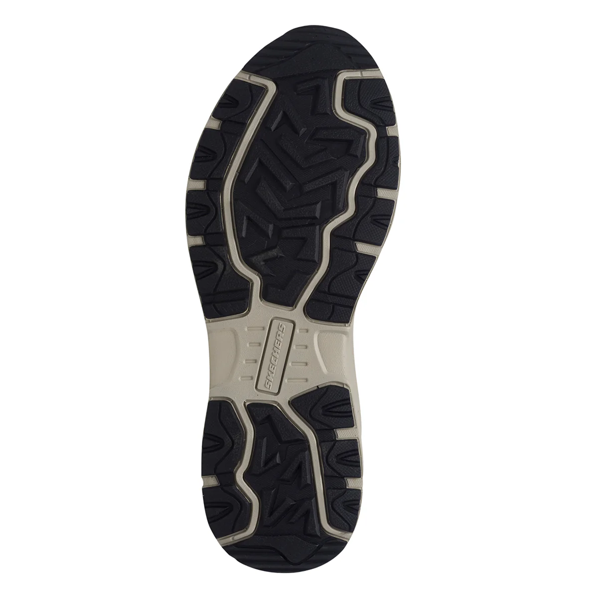 Scarpe da running marrone in pelle e tessuto mesh con soletta Memory Foam Skechers Oak Canyon - Image 4