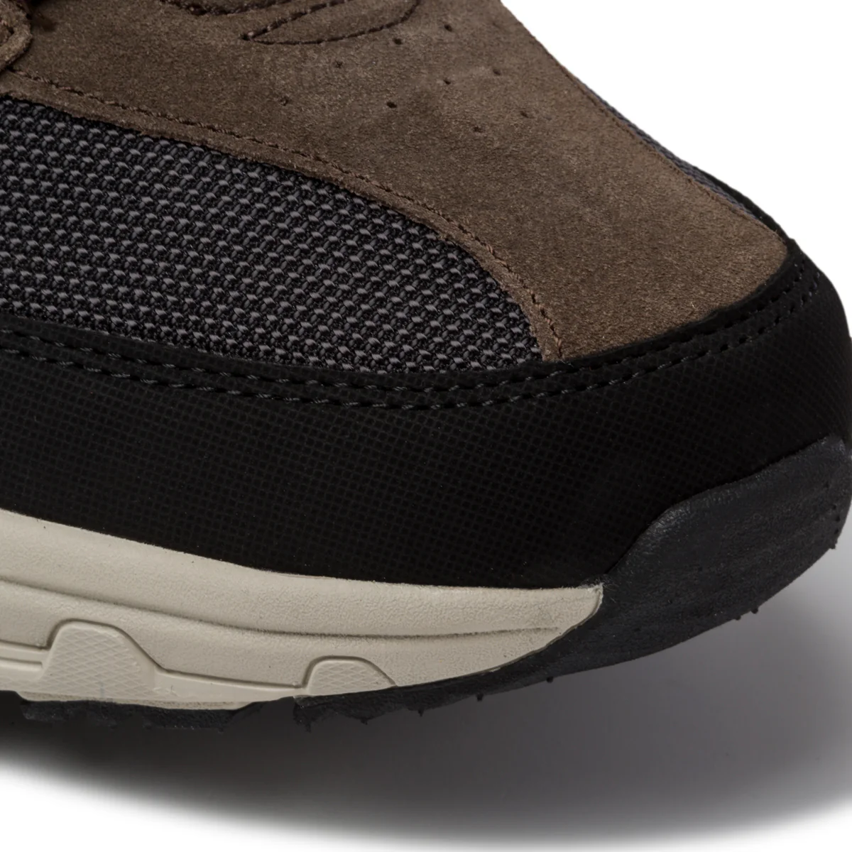 Scarpe da running marrone in pelle e tessuto mesh con soletta Memory Foam Skechers Oak Canyon - Image 5