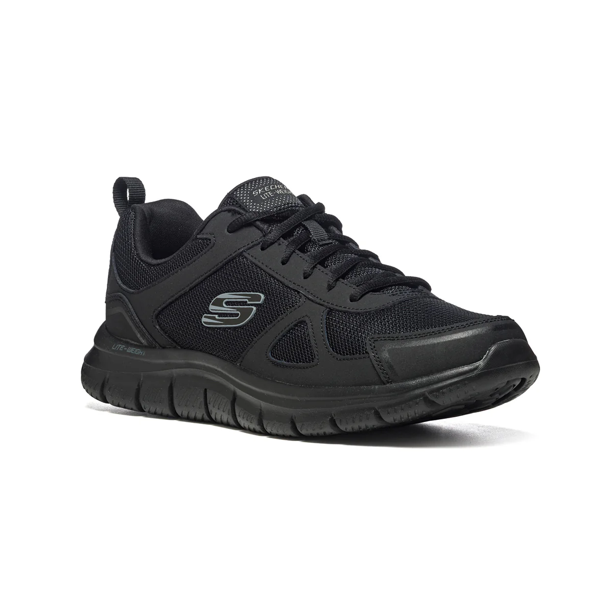 Scarpe da running nere con logo laterale Skechers Track - Image 2