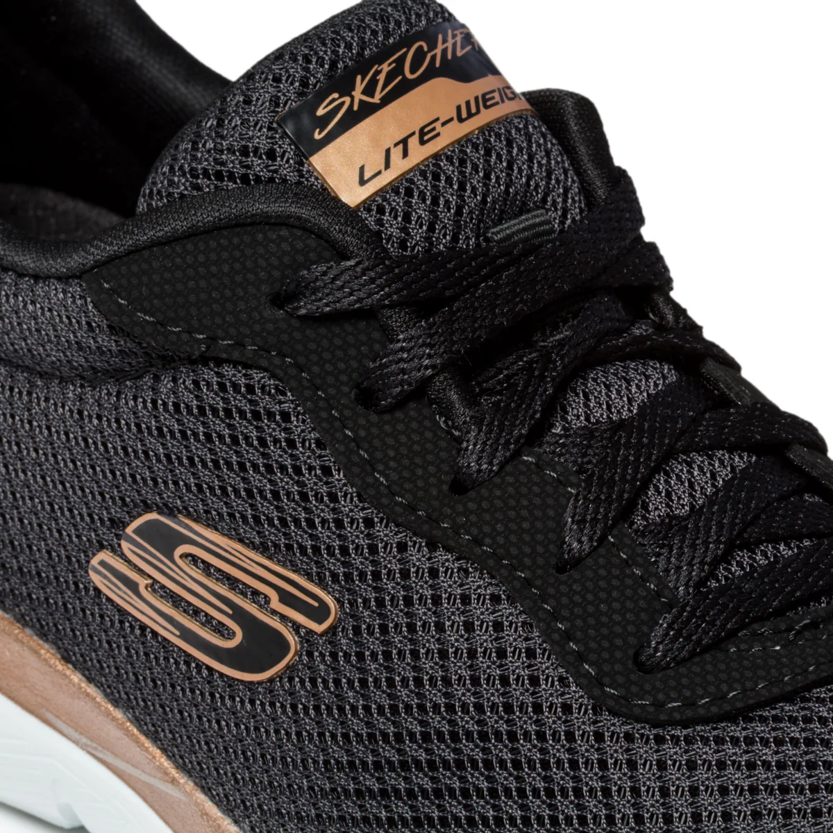 Scarpe da running nere con patch logo Skechers Flex Appeal 3.0 - Image 14