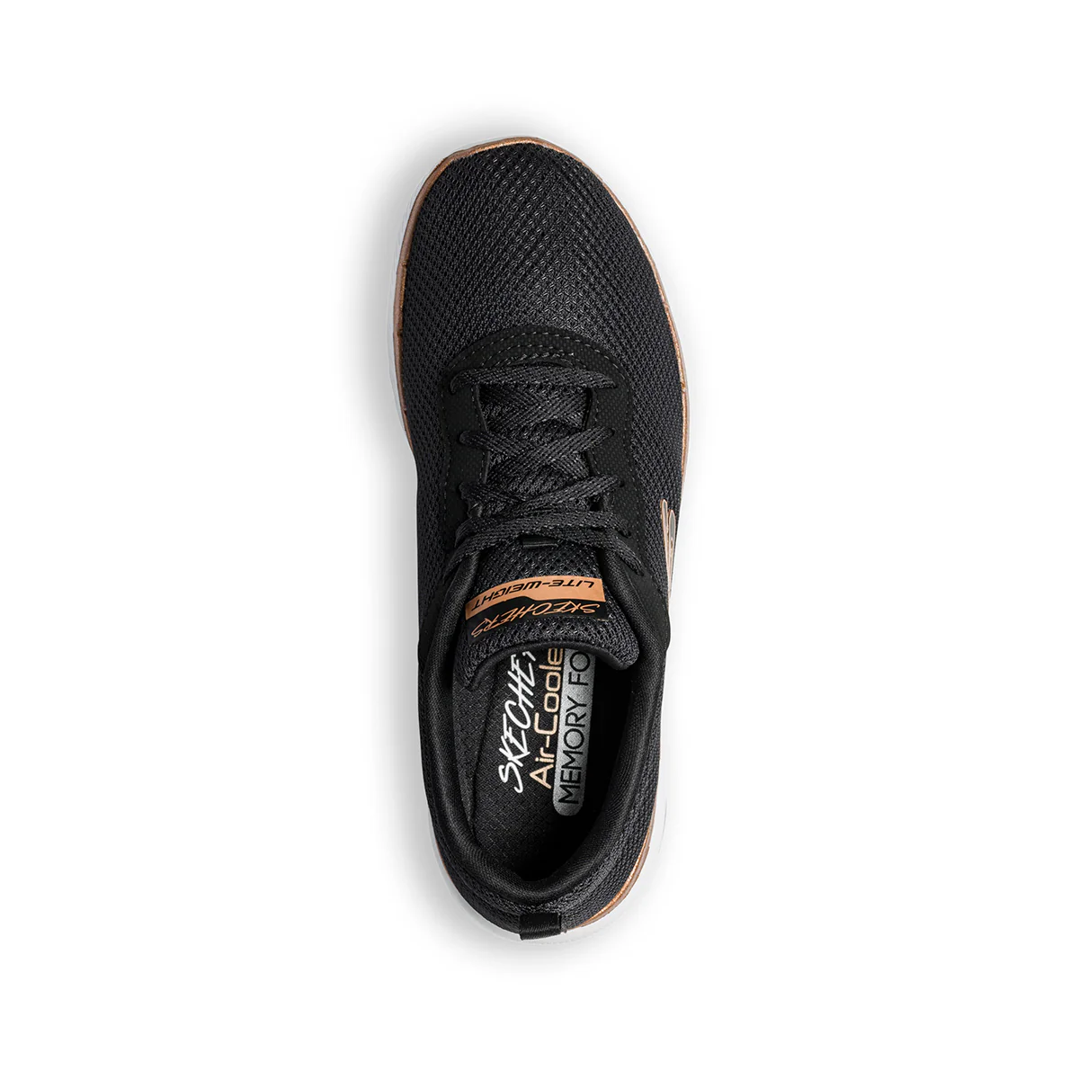 Scarpe da running nere con patch logo Skechers Flex Appeal 3.0 - Image 8