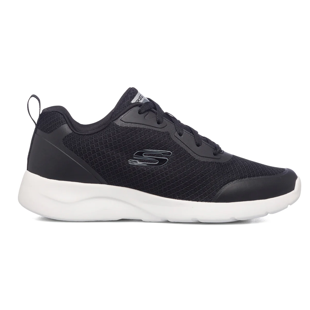 Scarpe da running nere con sottopiede Memory Foam e intersuola Lite-Weight Skechers Dynamight 2.0