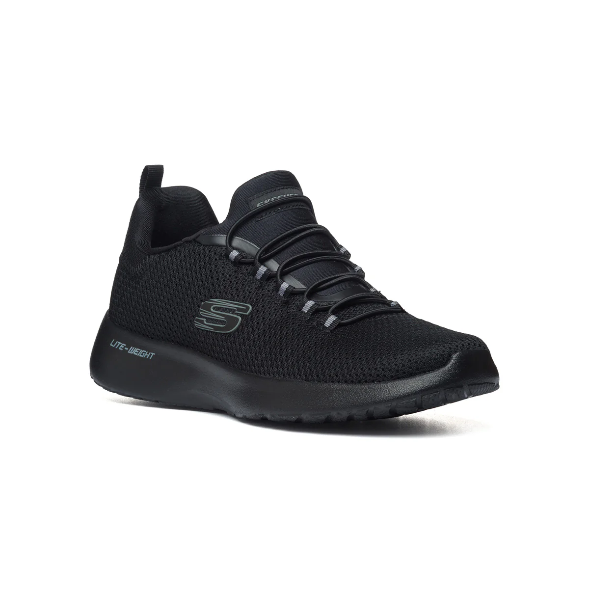 Scarpe da running nere con sottopiede Memory Foam e intersuola Lite-Weight Skechers Dynamight - Image 2