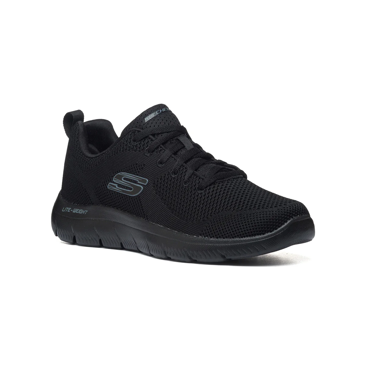 Scarpe da running nere con sottopiede Memory Foam e intersuola Lite-Weight Skechers Summits Brisbane - Image 2