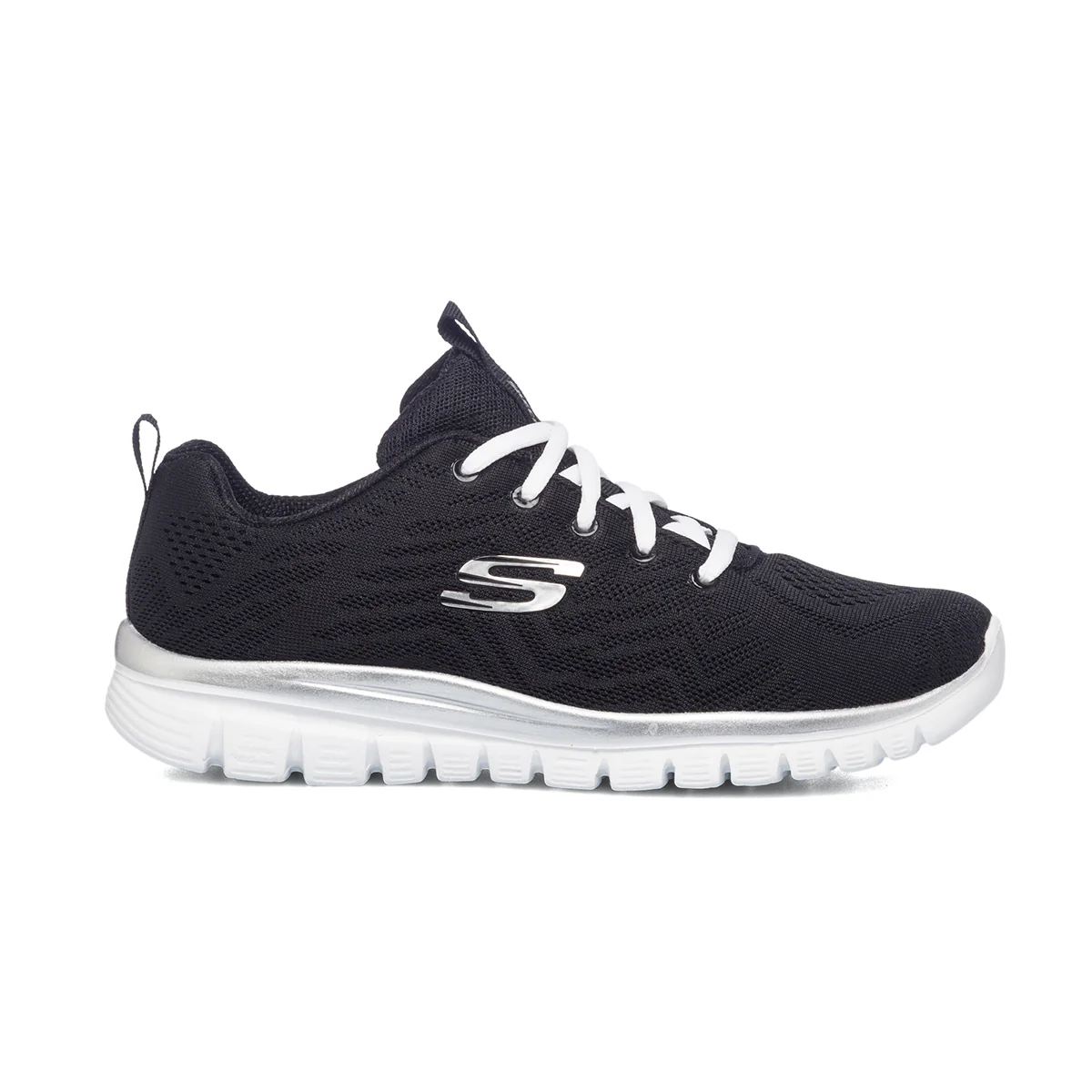 Scarpe da running nere con sottopiede Memory Foam Skechers Graceful Get Connected
