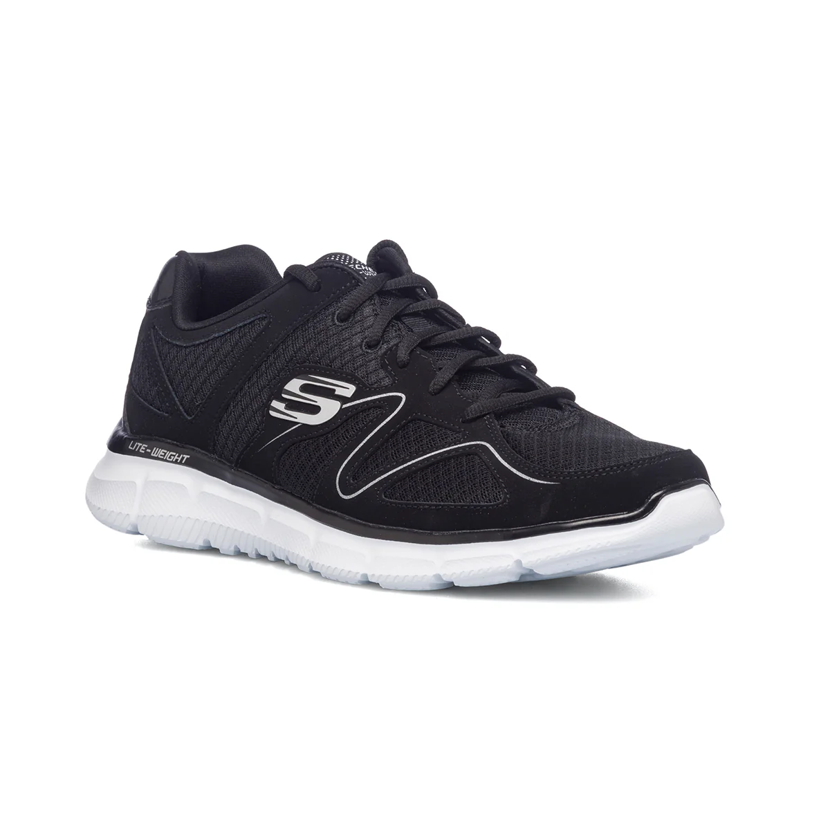 Scarpe da running nere con suola Lite-Weight Skechers Verse - Image 2