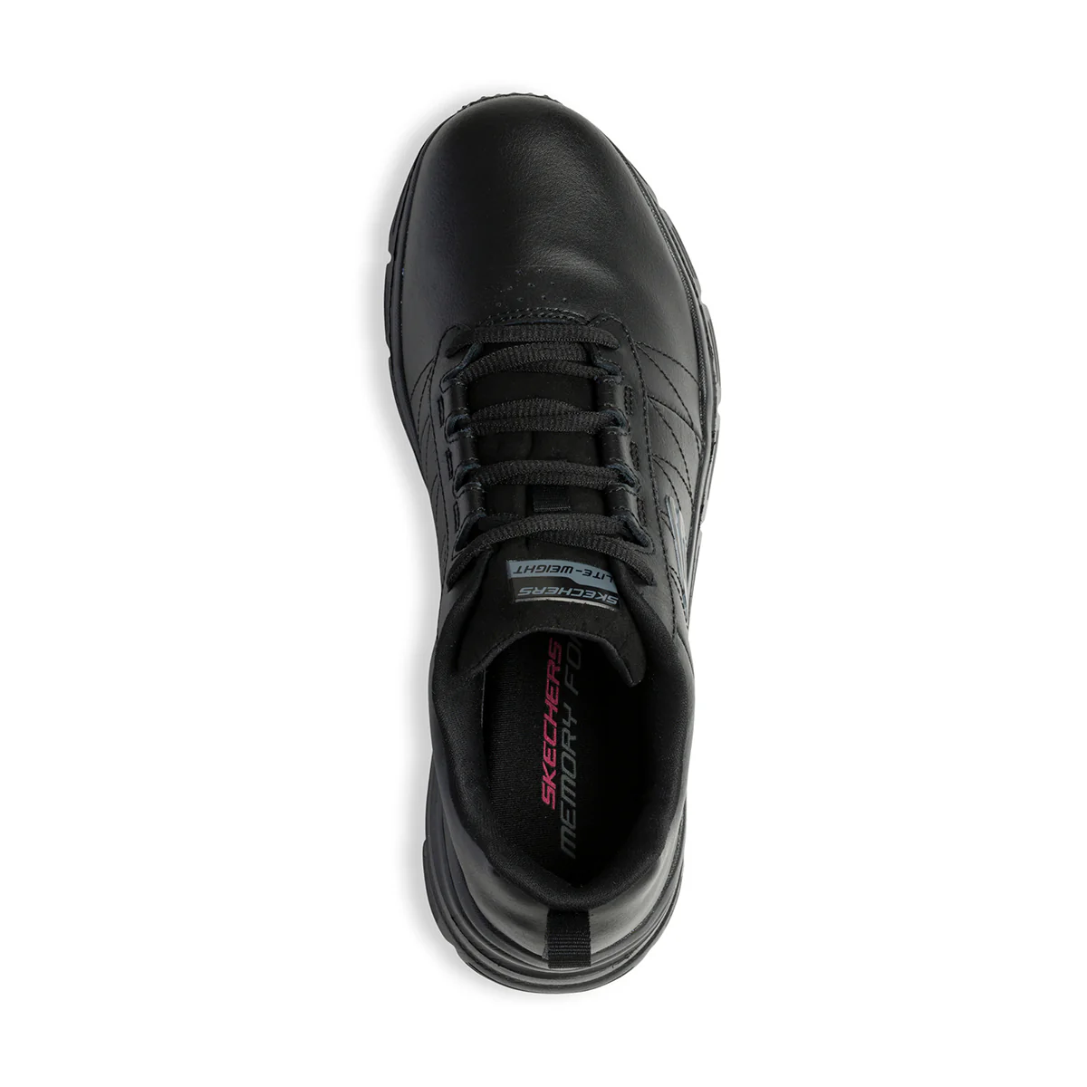 Scarpe da running nere con suola Memory Foam e intersuola Lite-Weight Skechers Fashion Fit - Image 8