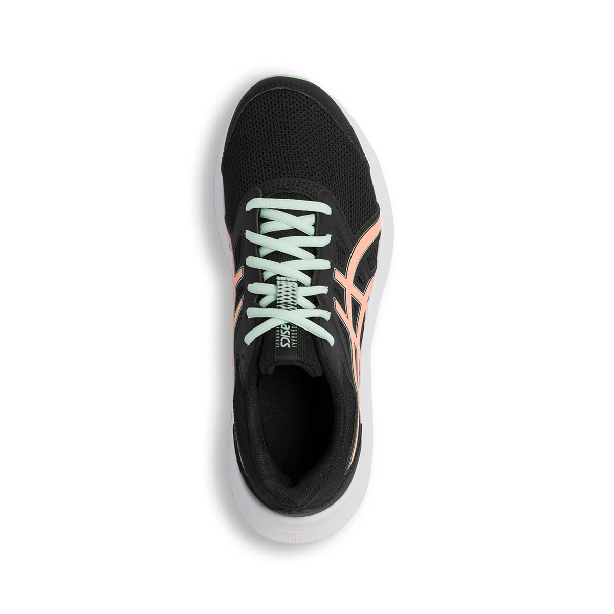 Scarpe da running nere da donna con strisce laterali rosa Asics Jolt 4 - Image 6