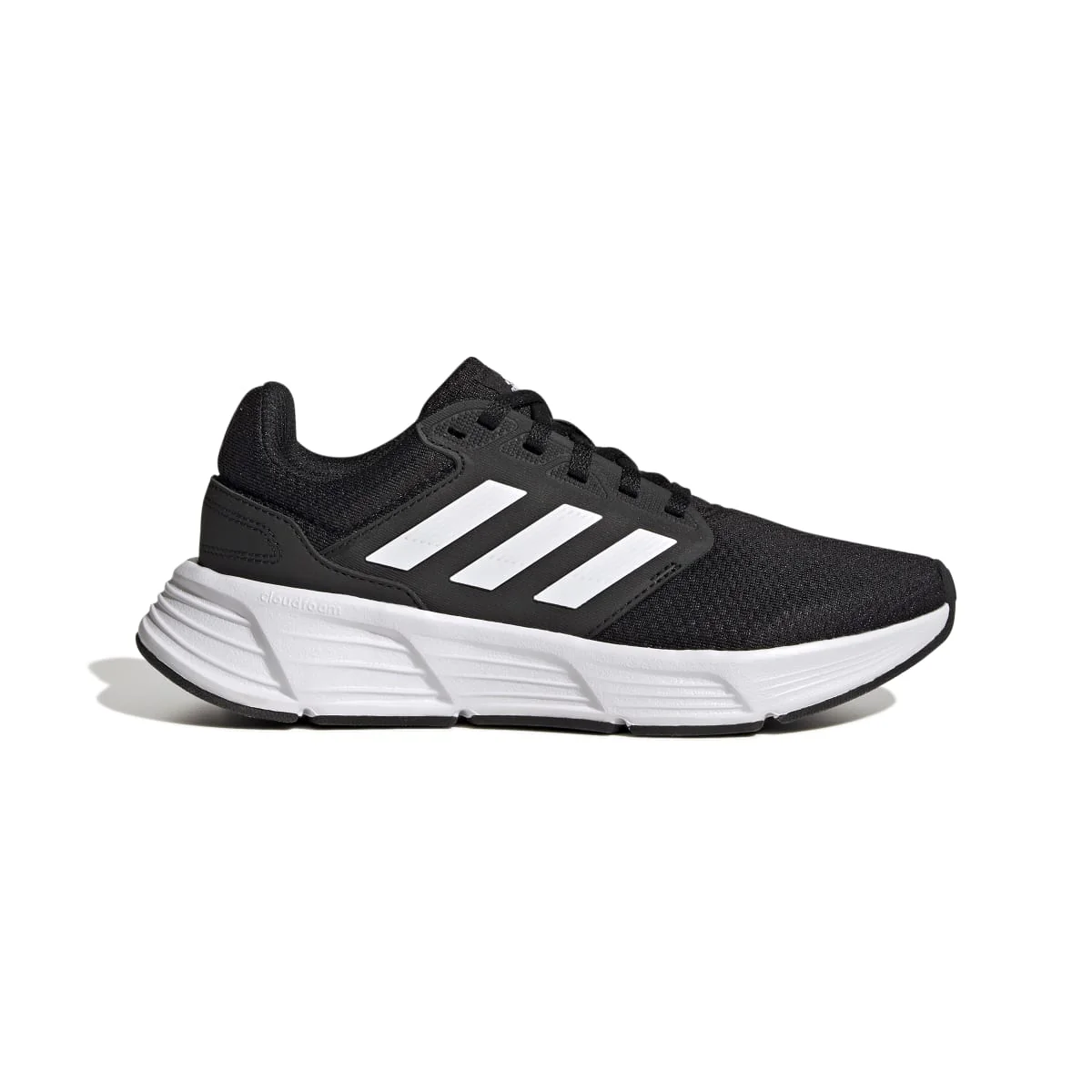 Scarpe da running nere da donna in mesh con ammortizzazione Cloudfoam adidas Galaxy 6 - Image 2
