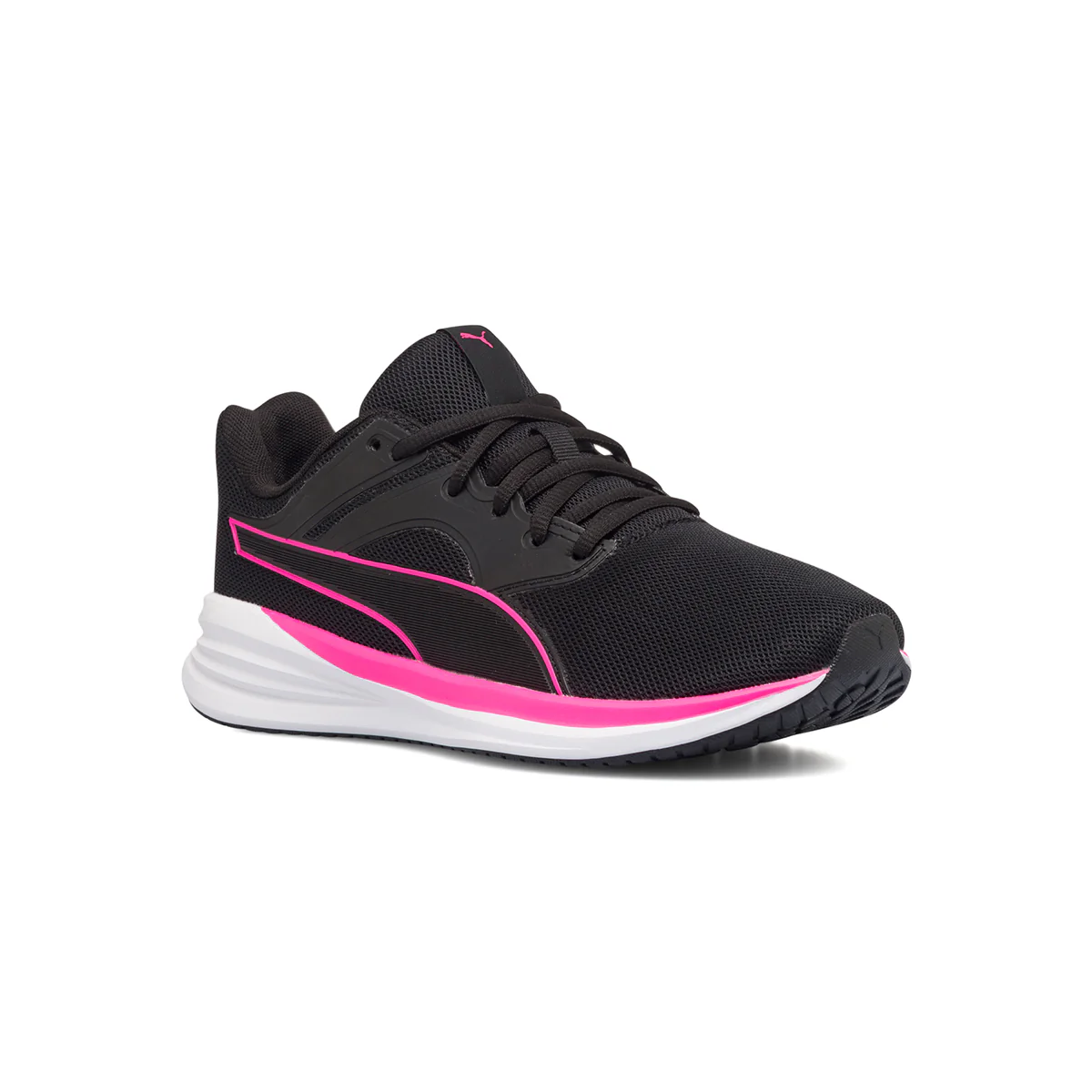 Scarpe da running nere da donna in mesh Puma Transport - Image 2