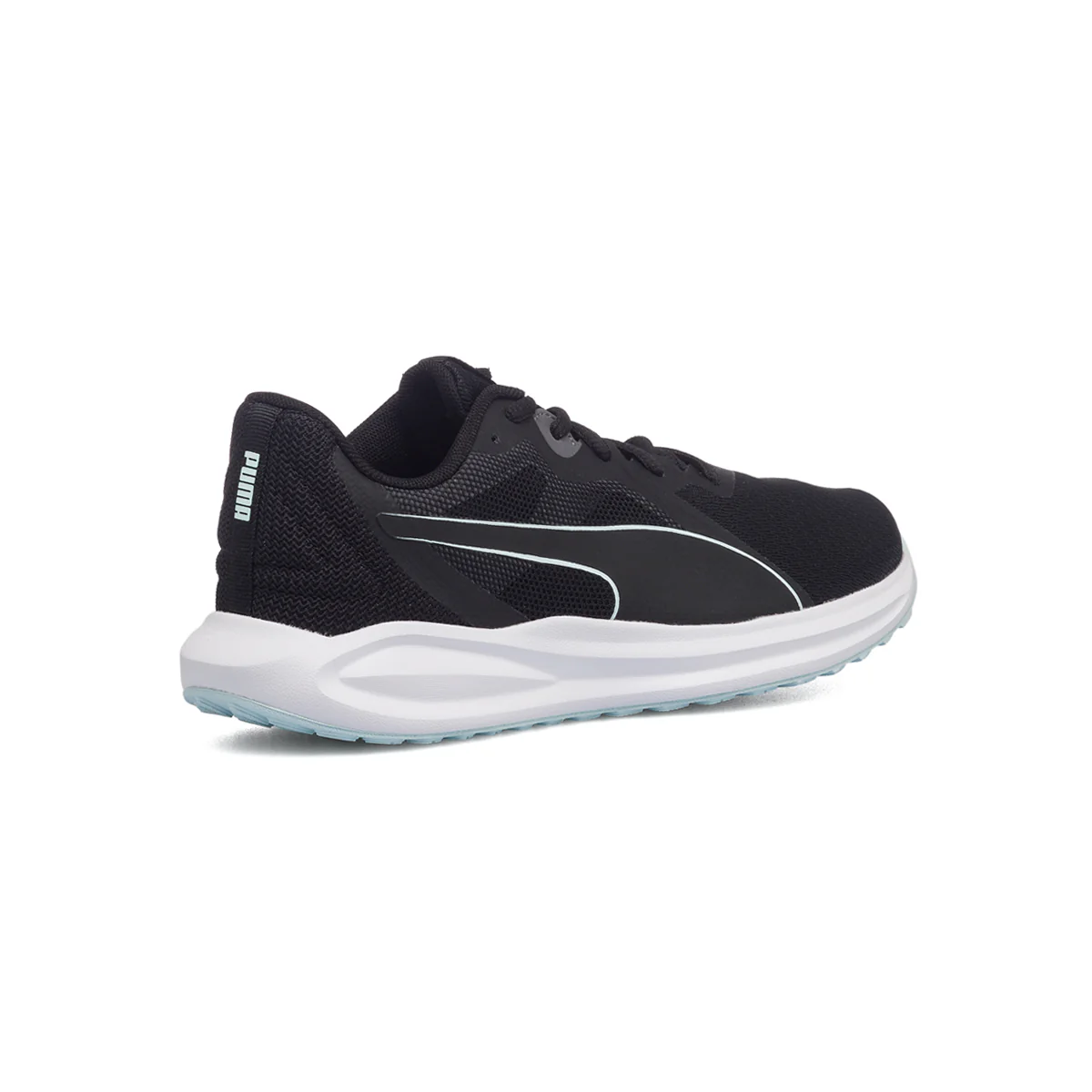 Scarpe da running nere da donna in tessuto mesh con ammortizzazione SoftFoam+ Puma Twitch Runner - Image 3