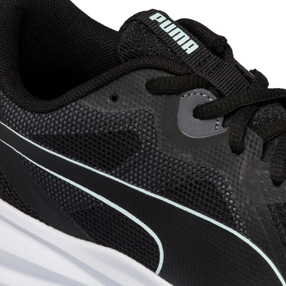 Scarpe da running nere da donna in tessuto mesh con ammortizzazione SoftFoam+ Puma Twitch Runner - Image 6
