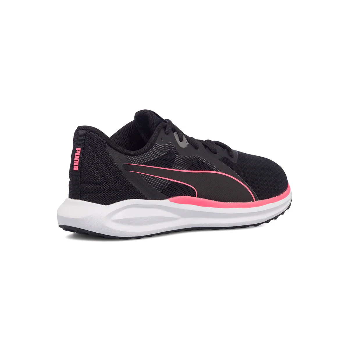 Scarpe da running nere da donna in tessuto mesh con ammortizzazione SoftFoam+ Puma Twitch Runner - Image 3