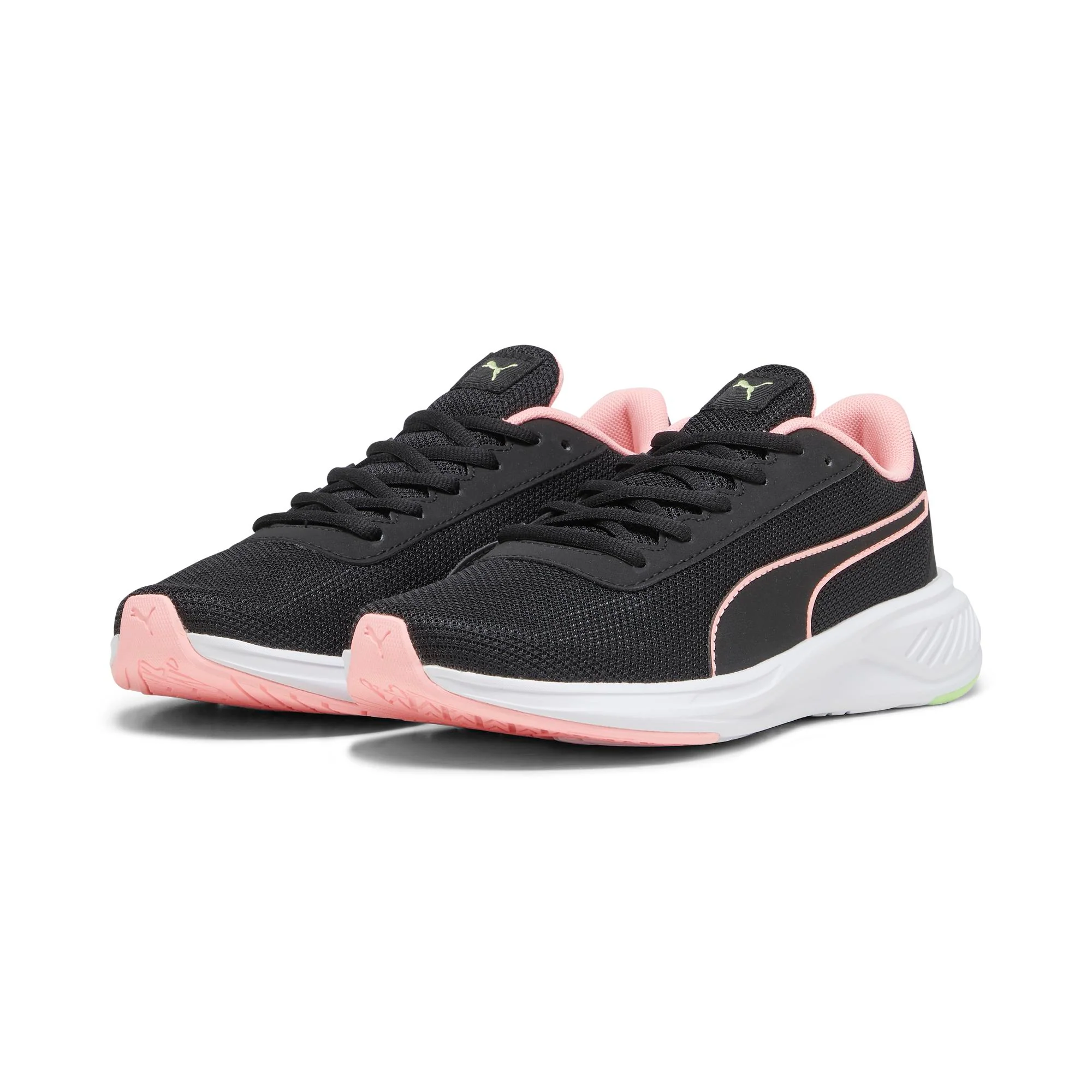 Scarpe da running nere da donna in tessuto mesh Puma Night Runner v2