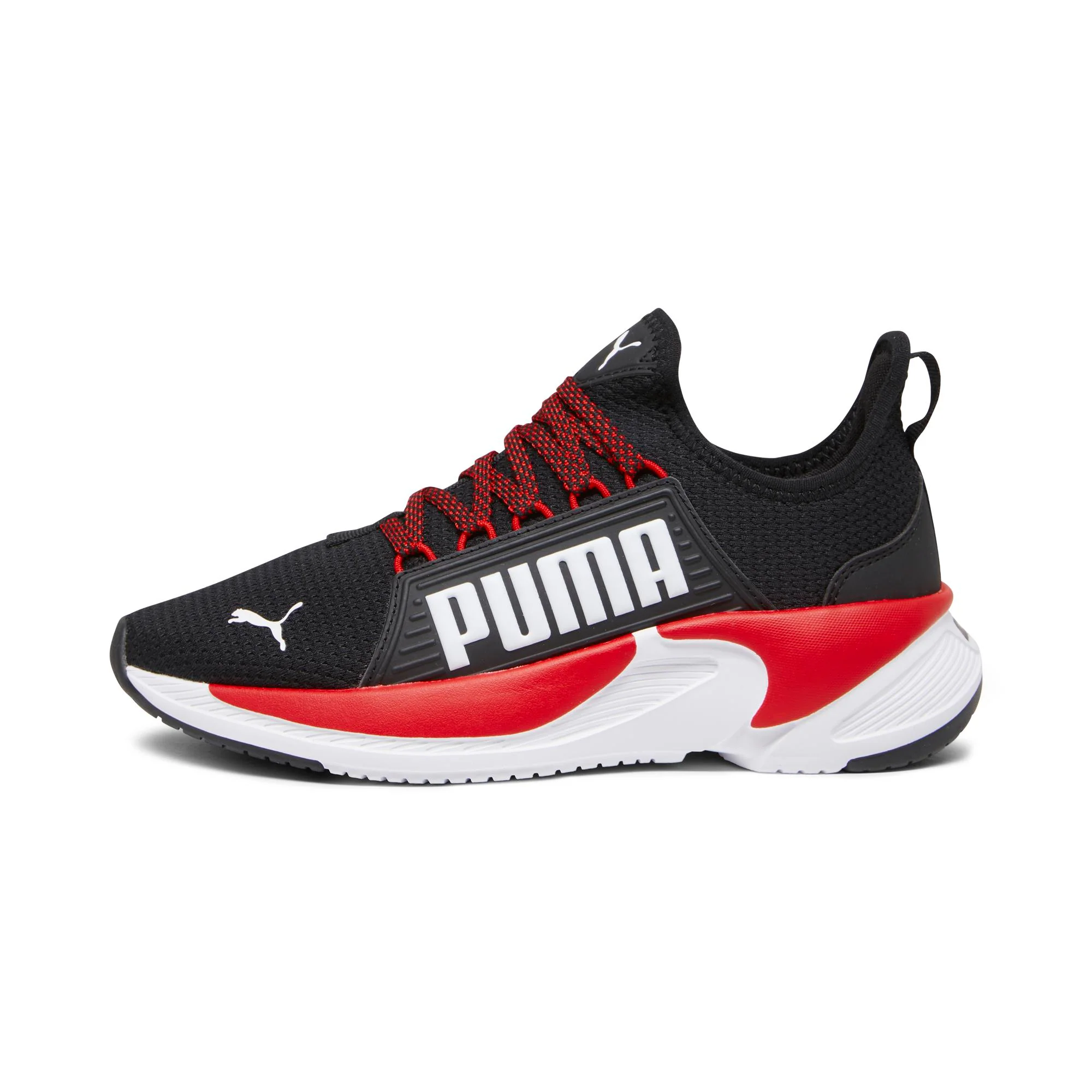 Scarpe da running nere da ragazzo con logo laterale Puma Softride Premier Jr