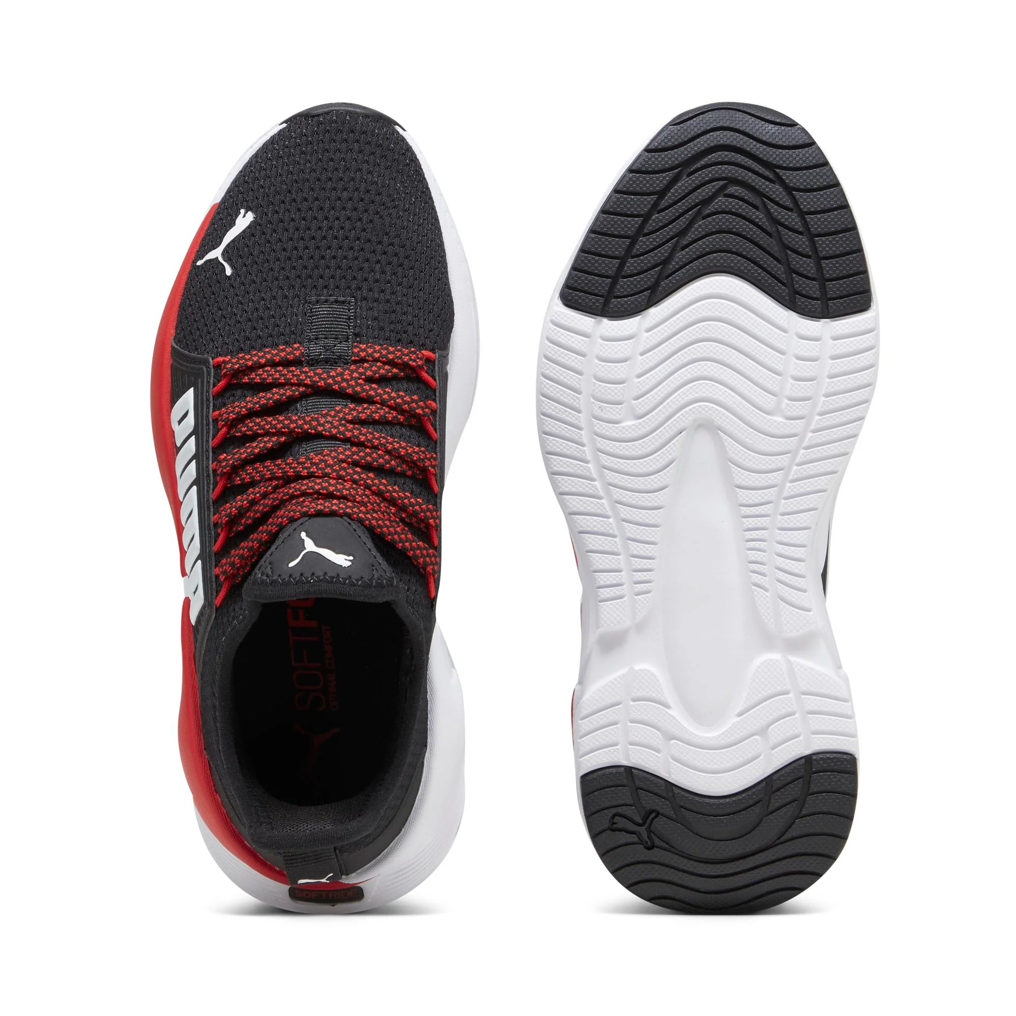 Scarpe da running nere da ragazzo con logo laterale Puma Softride Premier Jr - Image 4