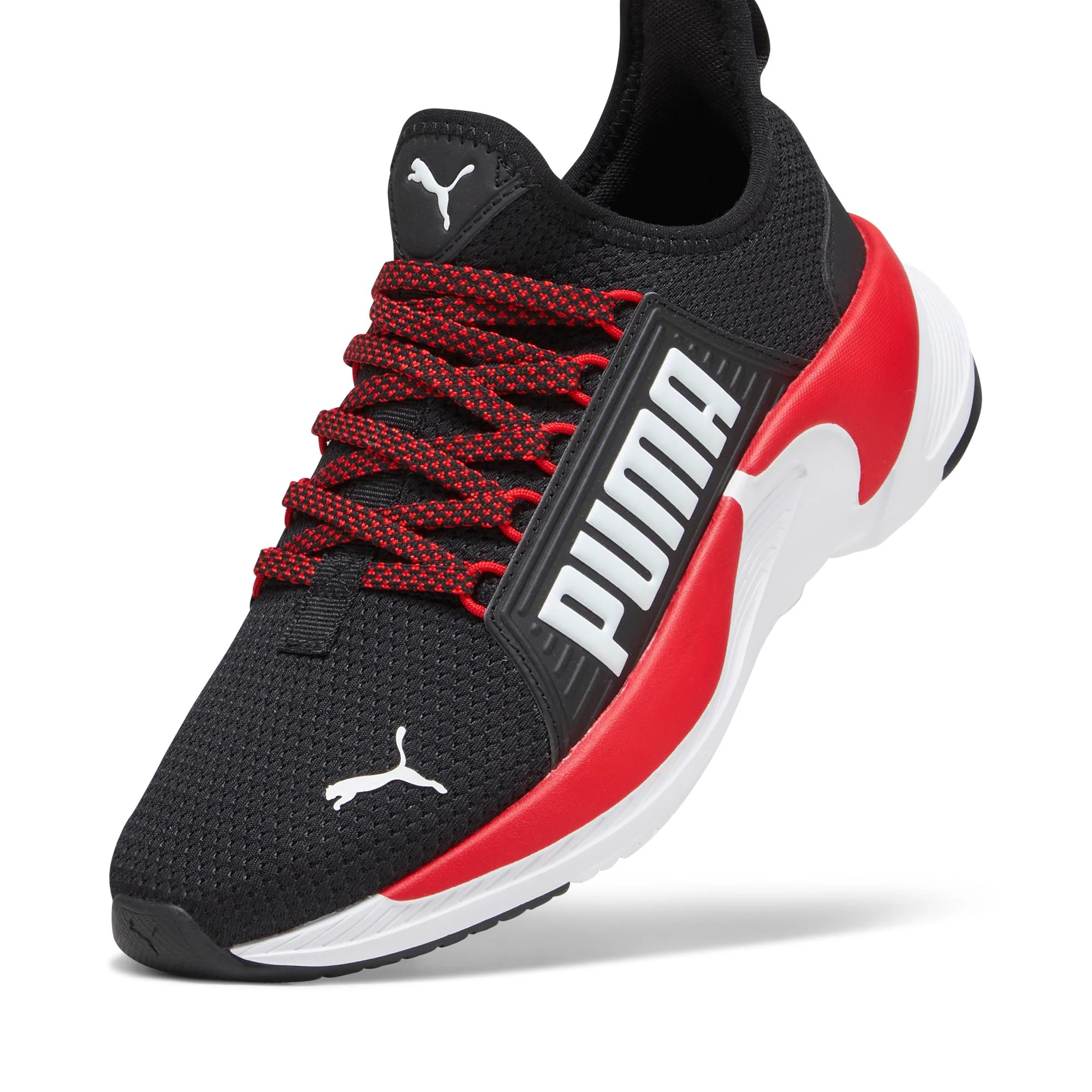 Scarpe da running nere da ragazzo con logo laterale Puma Softride Premier Jr - Image 6