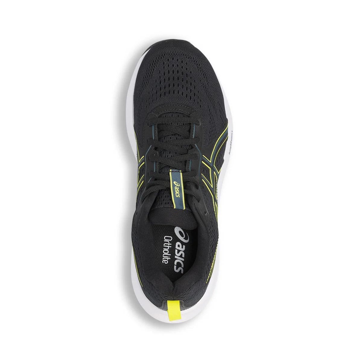 Scarpe da Running nere da Uomo con inserti giallo fluo Asics Gel-Contend 9 - Image 6