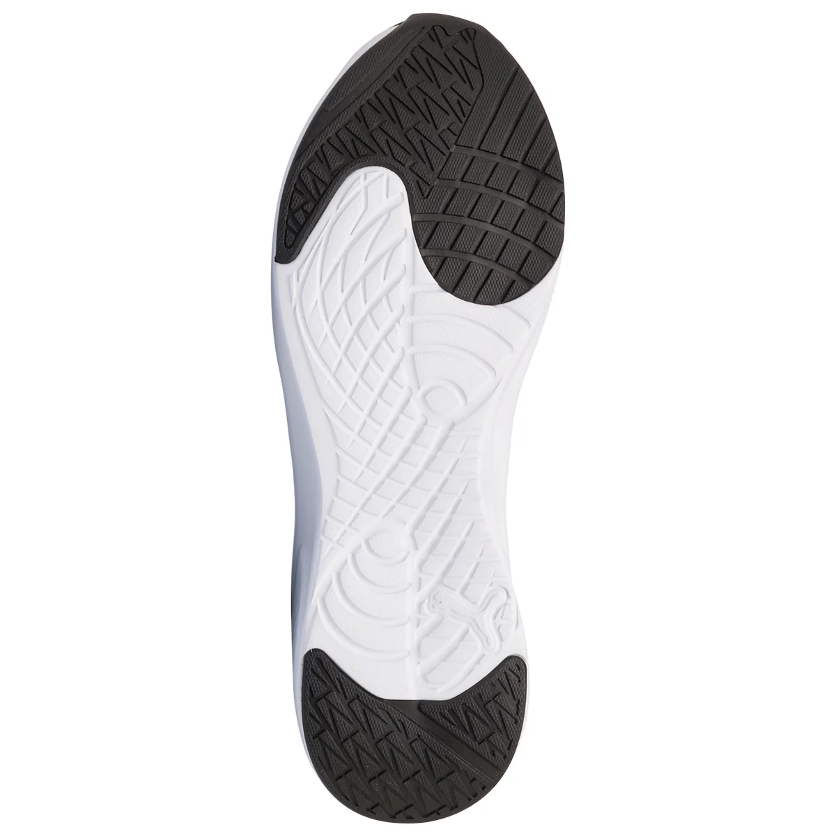 Scarpe da running nere da uomo con striscia bianca laterale Puma Night Runner v2 - Image 4