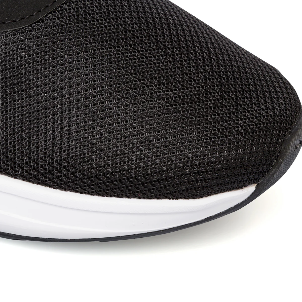 Scarpe da running nere da uomo con striscia bianca laterale Puma Night Runner v2 - Image 5