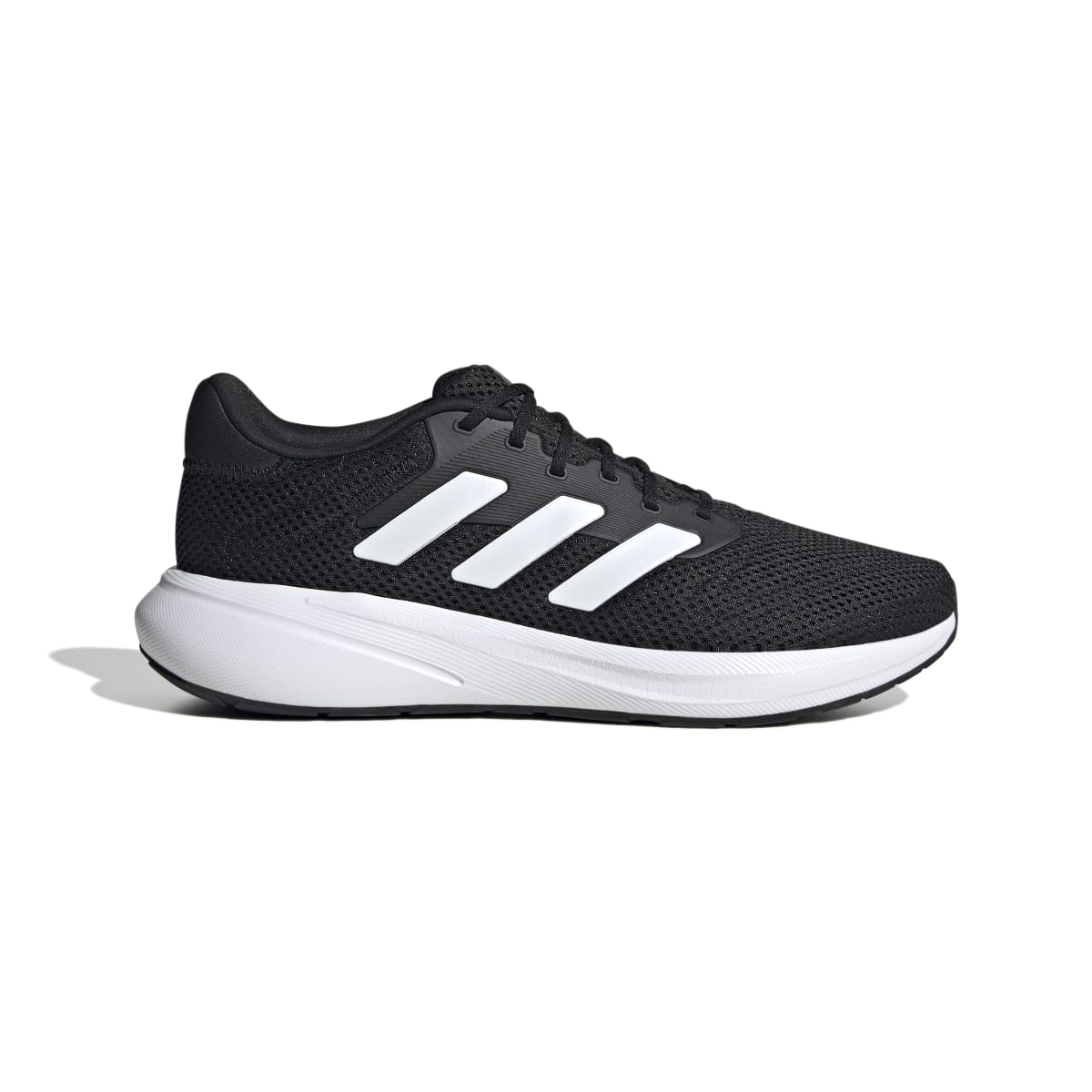 Scarpe da running nere da uomo in mesh traspirante adidas Response Runner - Image 2