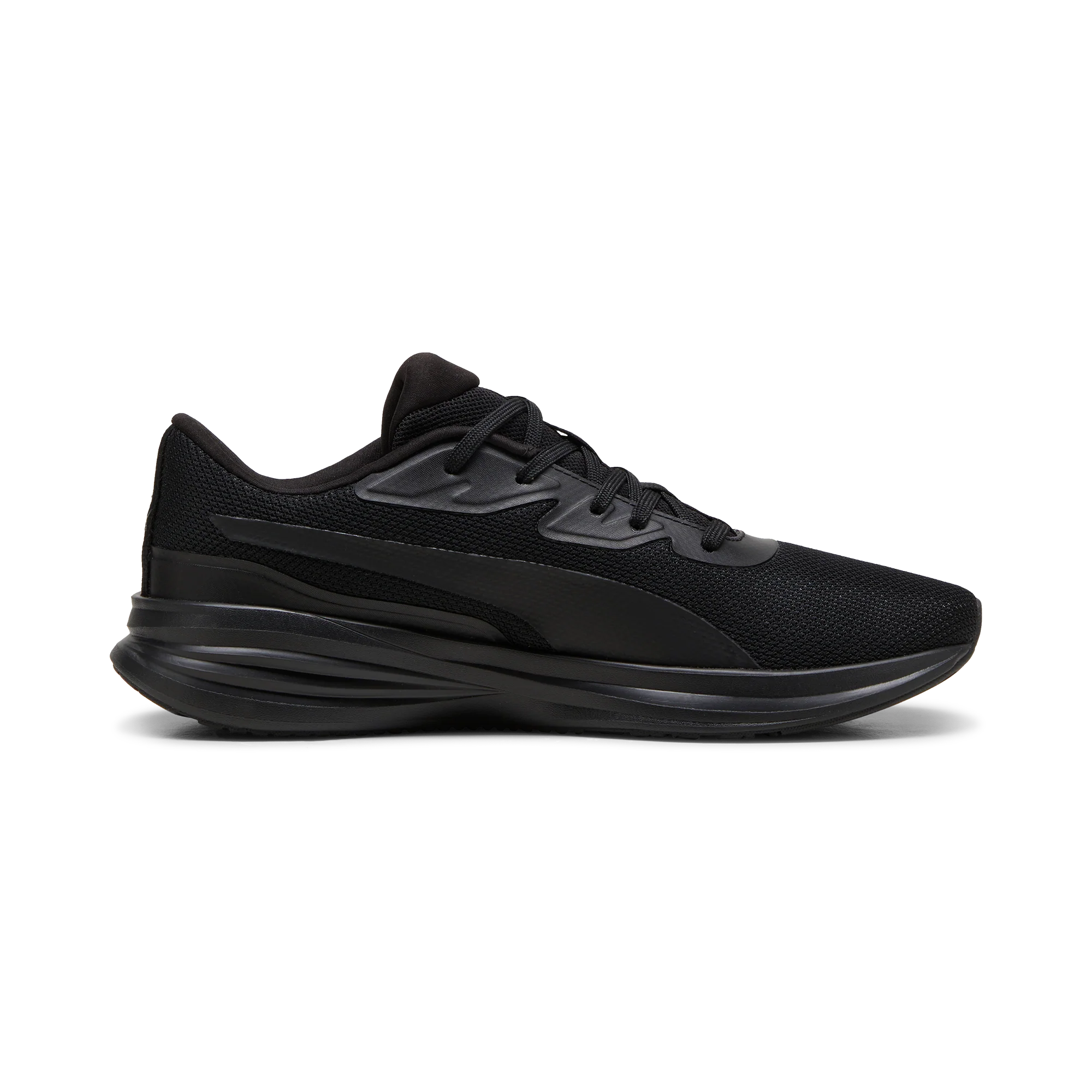 Scarpe da running nere da uomo in tessuto mesh con logo Puma Night Runner V3 - Image 2