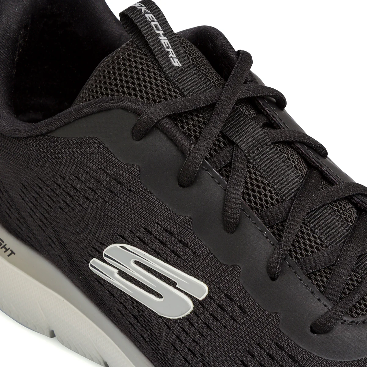 Scarpe da running nere da Uomo in tessuto mesh e memory foam Skechers Summits - Image 5