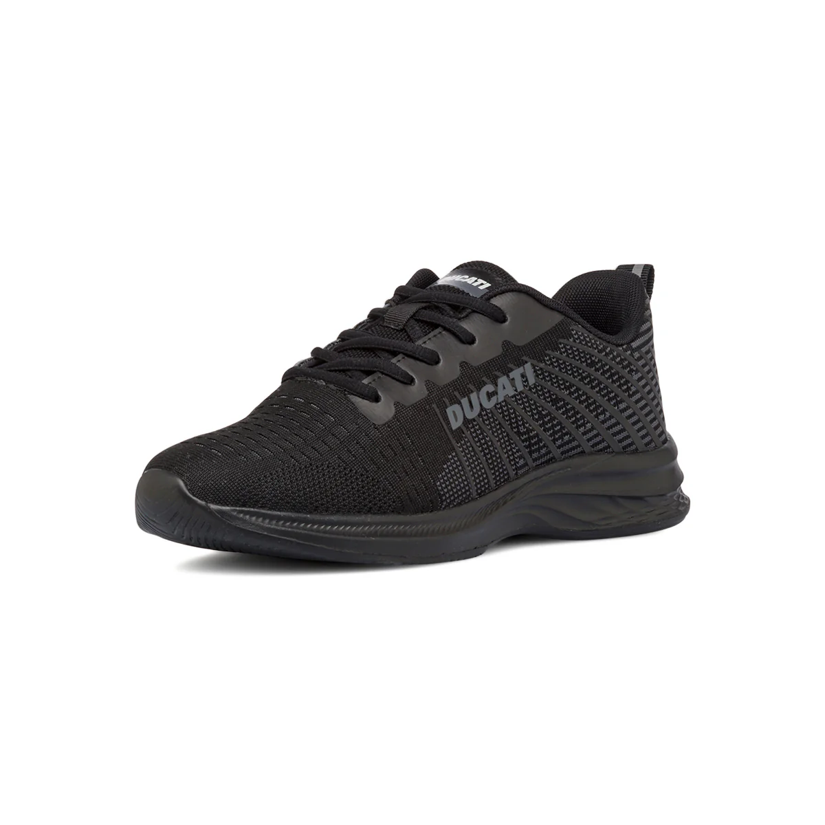 Scarpe da running nere da Uomo in tessuto traspirante con logo Ducati - Image 2