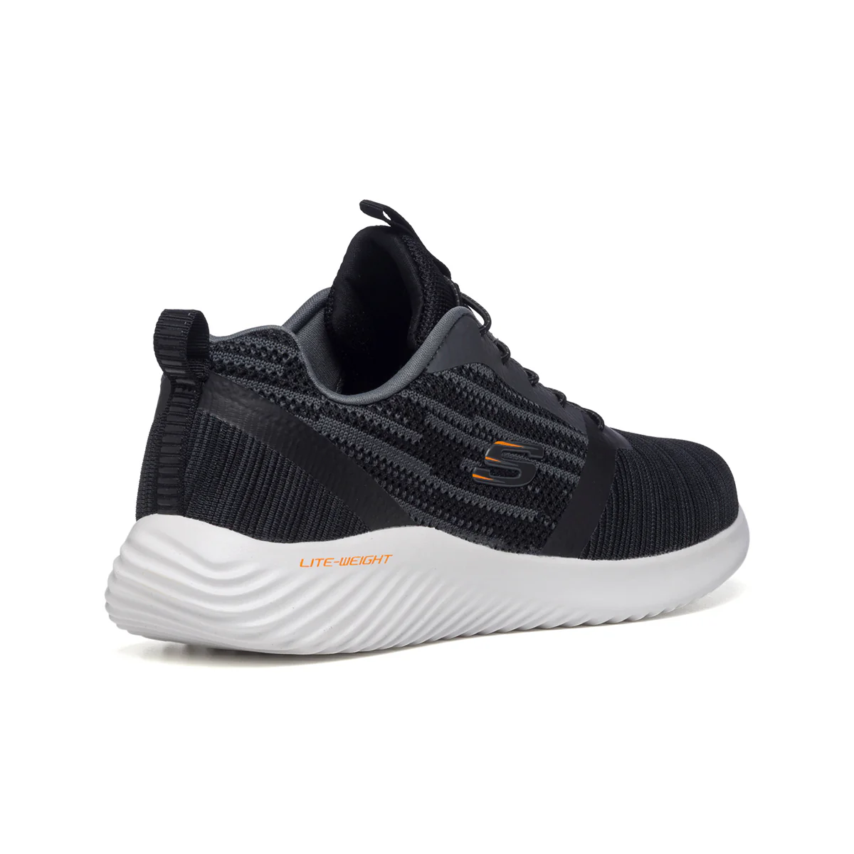 Scarpe da running nere in mesh con soletta Memory Foam Skechers Bounder - Image 3