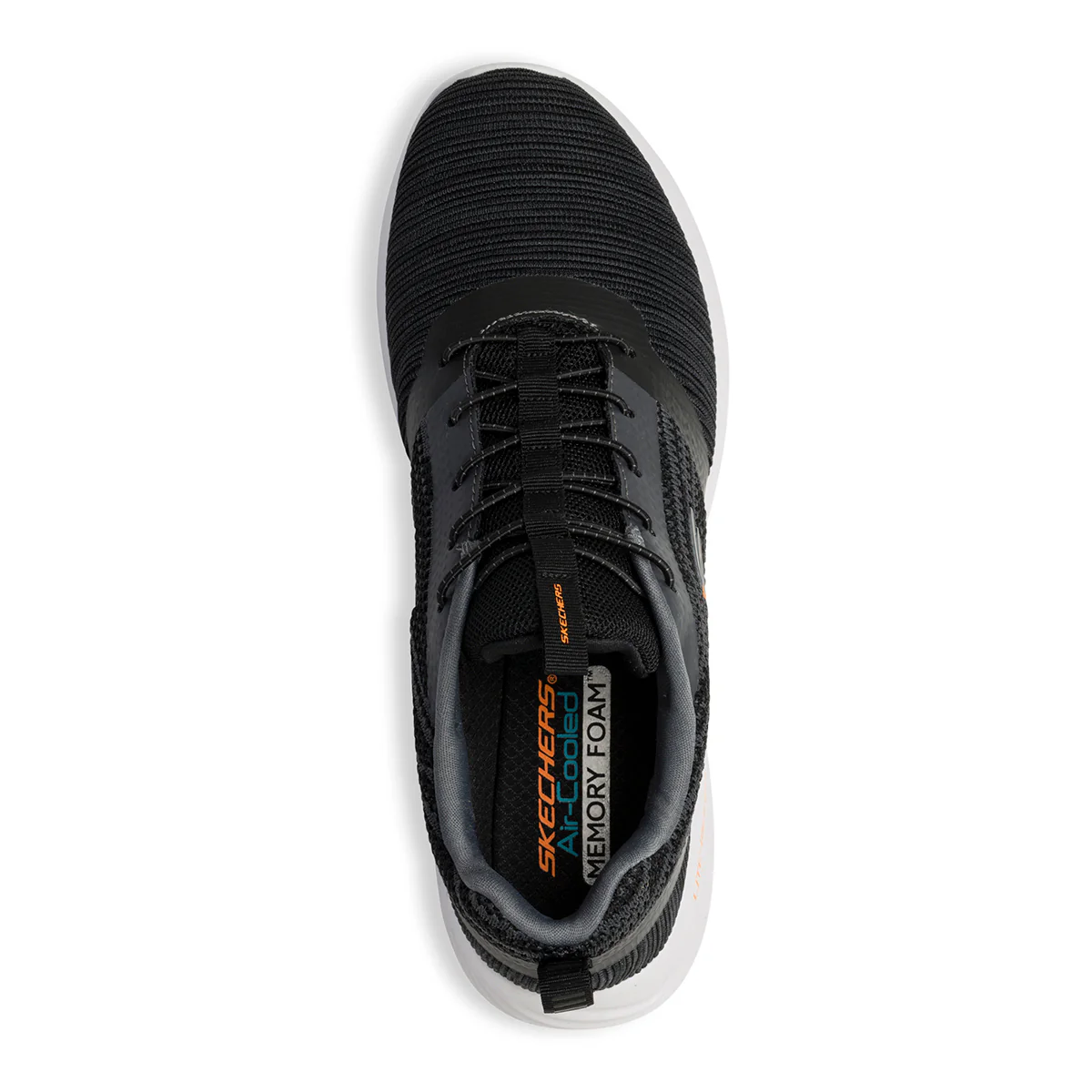 Scarpe da running nere in mesh con soletta Memory Foam Skechers Bounder - Image 8